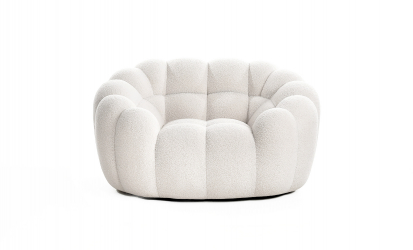 JODA Loveseat Teddy Offwhite