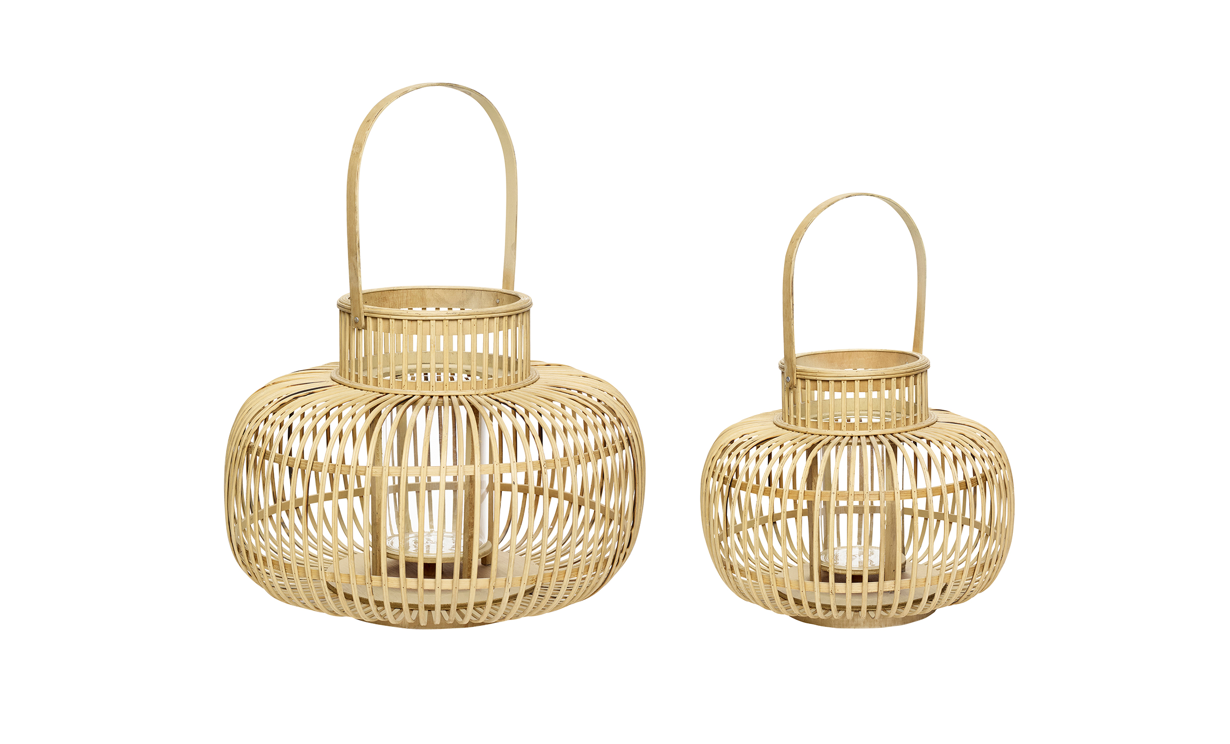 DESERT Lykta 2 Set Bambu