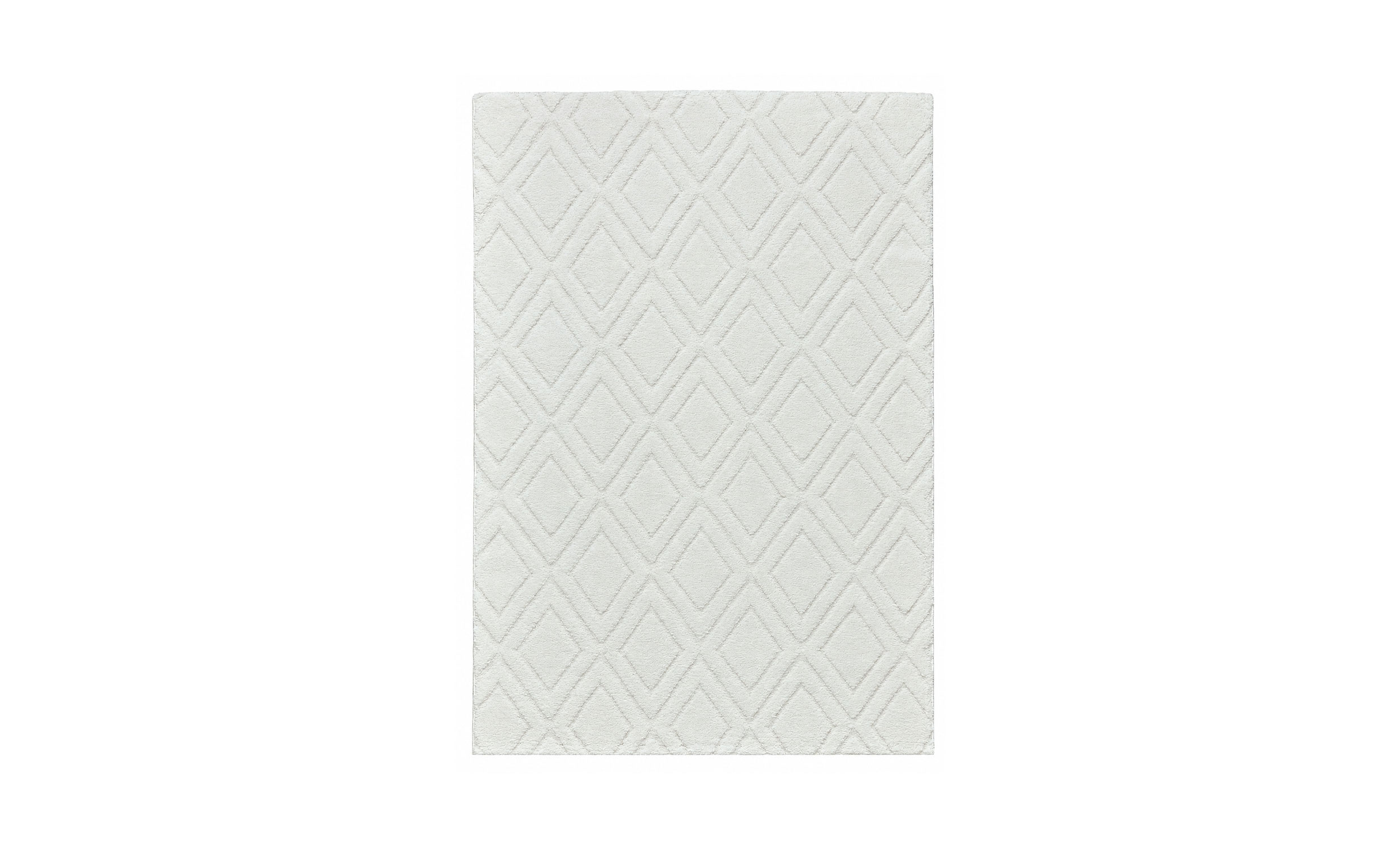 ARGYLE Matta 240x340 Vit