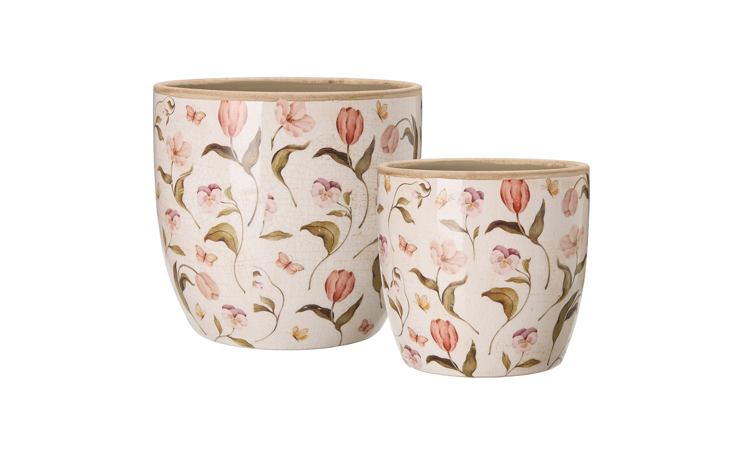 ROSITA Kruka 2/S Vit/Rosa