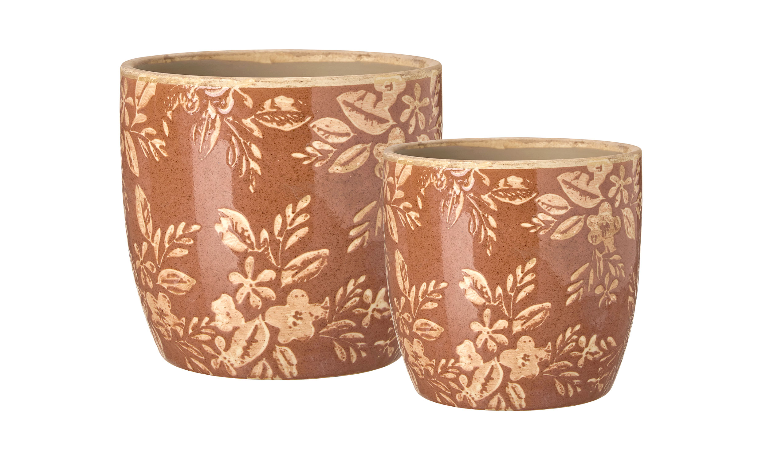 FREDRIKA Kruka 2-Set Brun