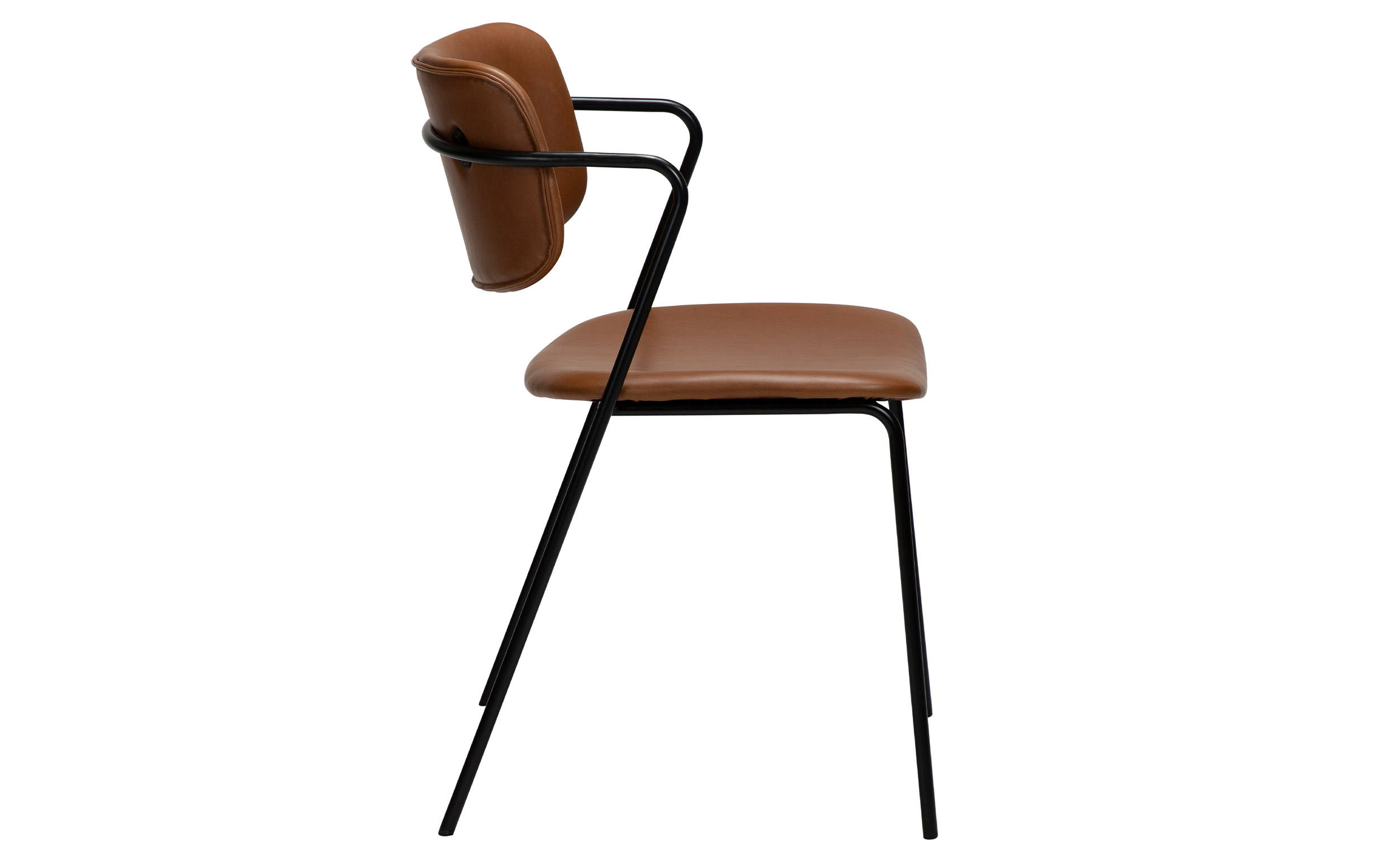 ZED Stol PU Brun från DAN-FORM, bild 2