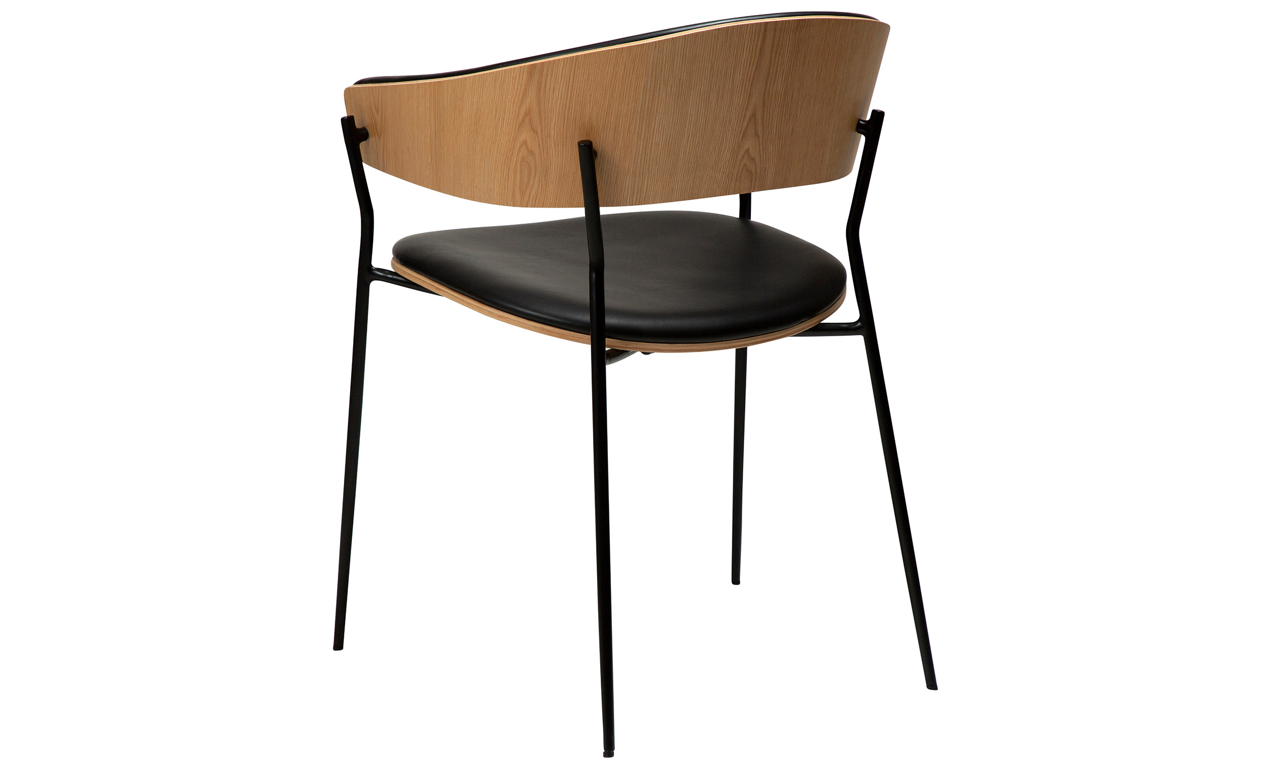 CRIB Stol PU Svart/Ek från DAN-FORM, bild 2