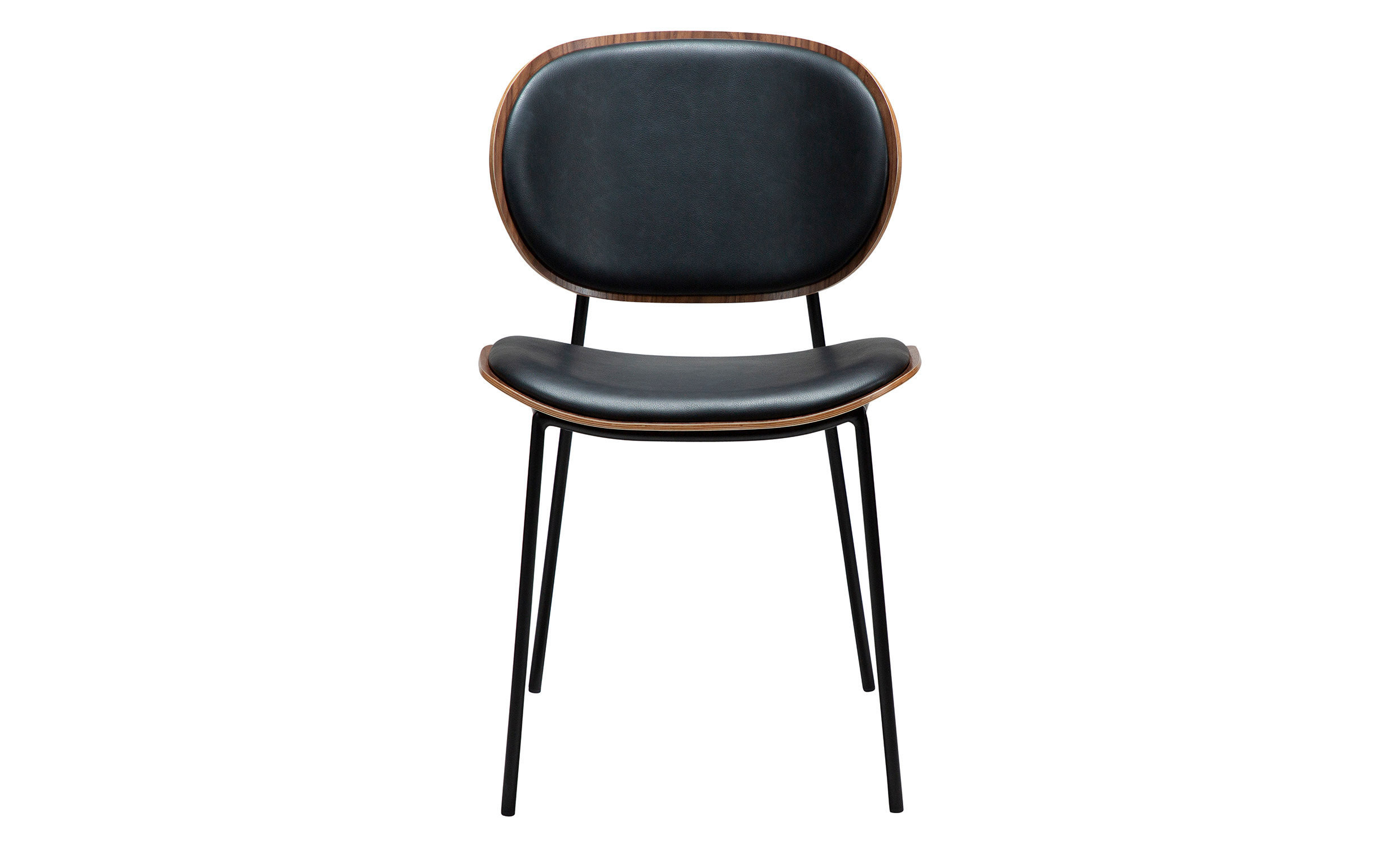CLEMENTINA Stol PU Svart/Valnöt från DAN-FORM, bild 2