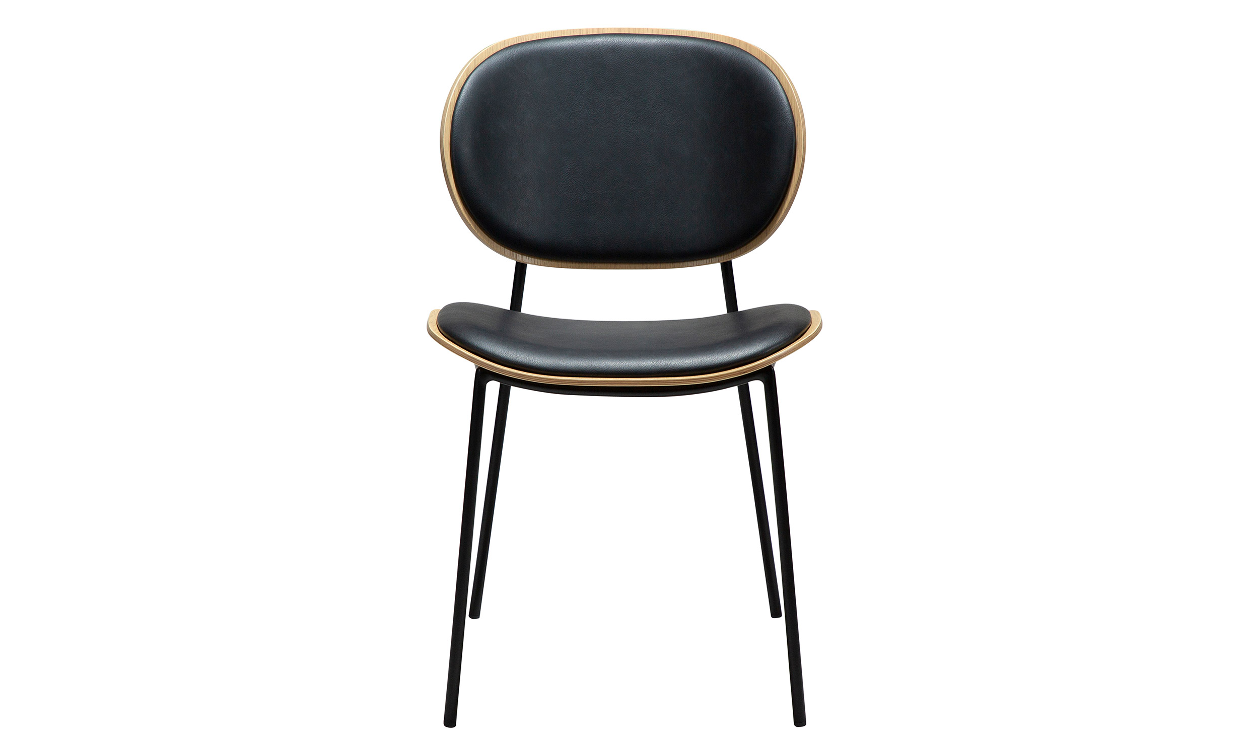 CLEMENTINA Stol PU Svart/Vitpigmenterad från DAN-FORM, bild 2