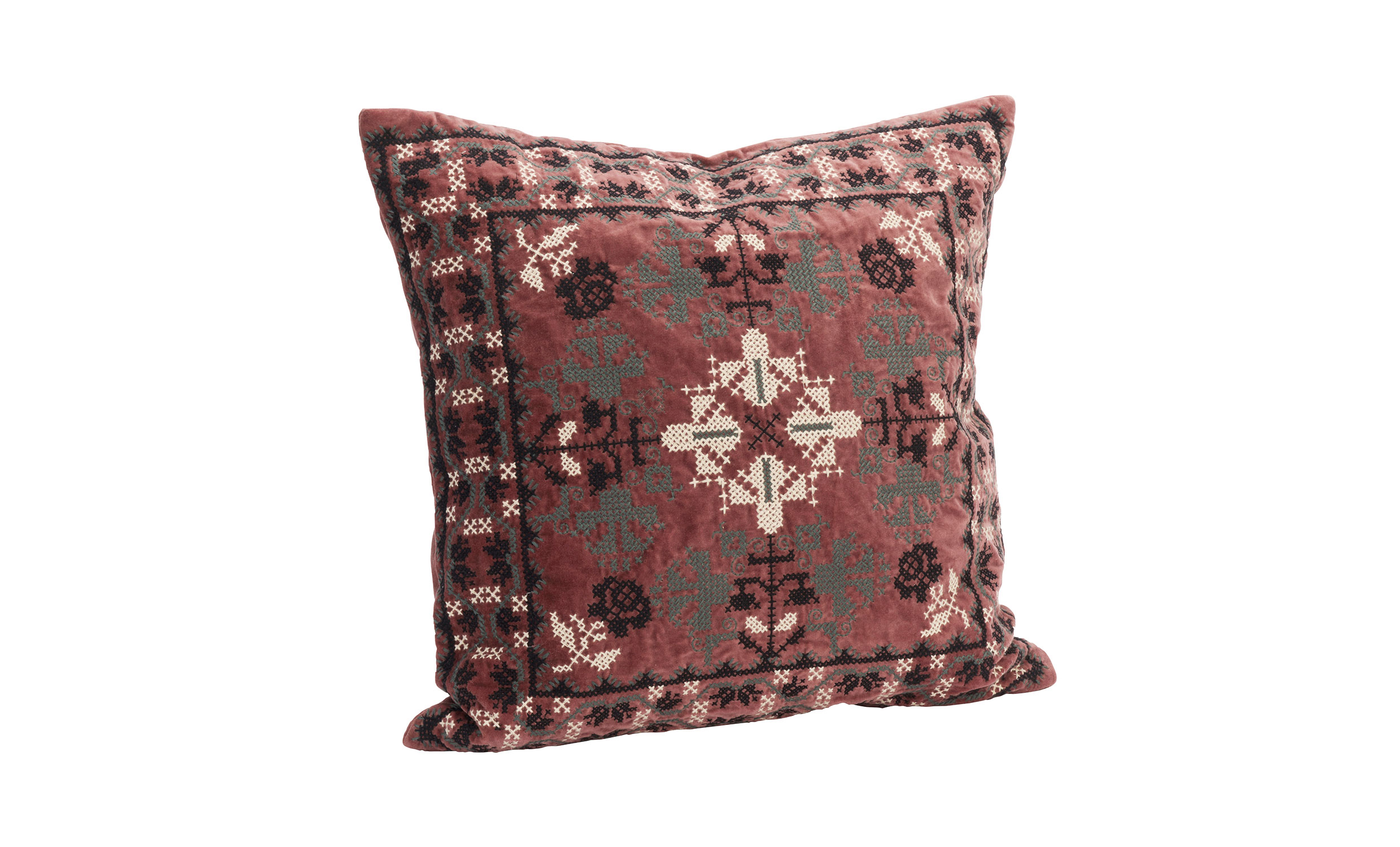 KUDDFODRAL 50x50 Vinröd