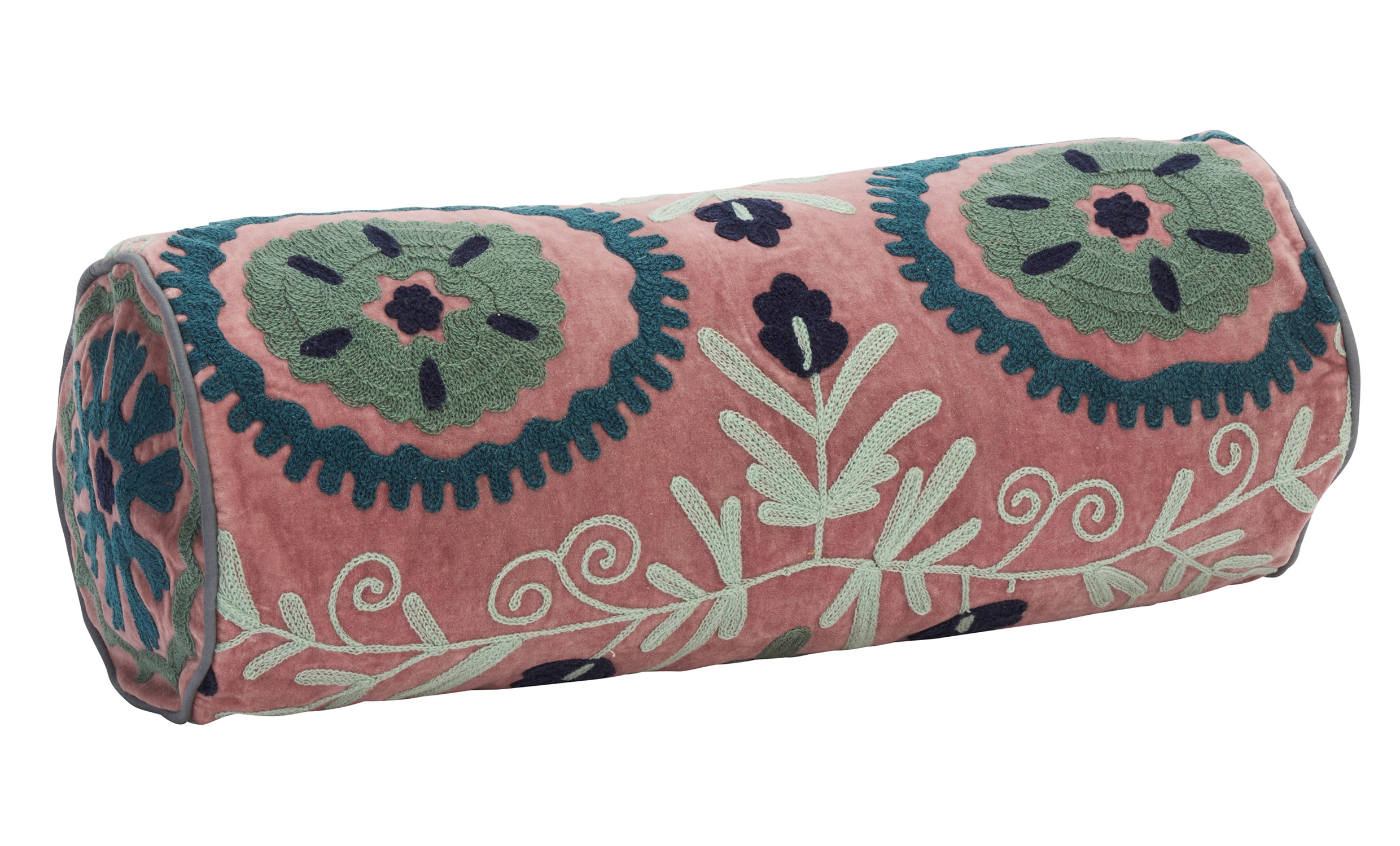 SUZANI Bolster Dusty Rose