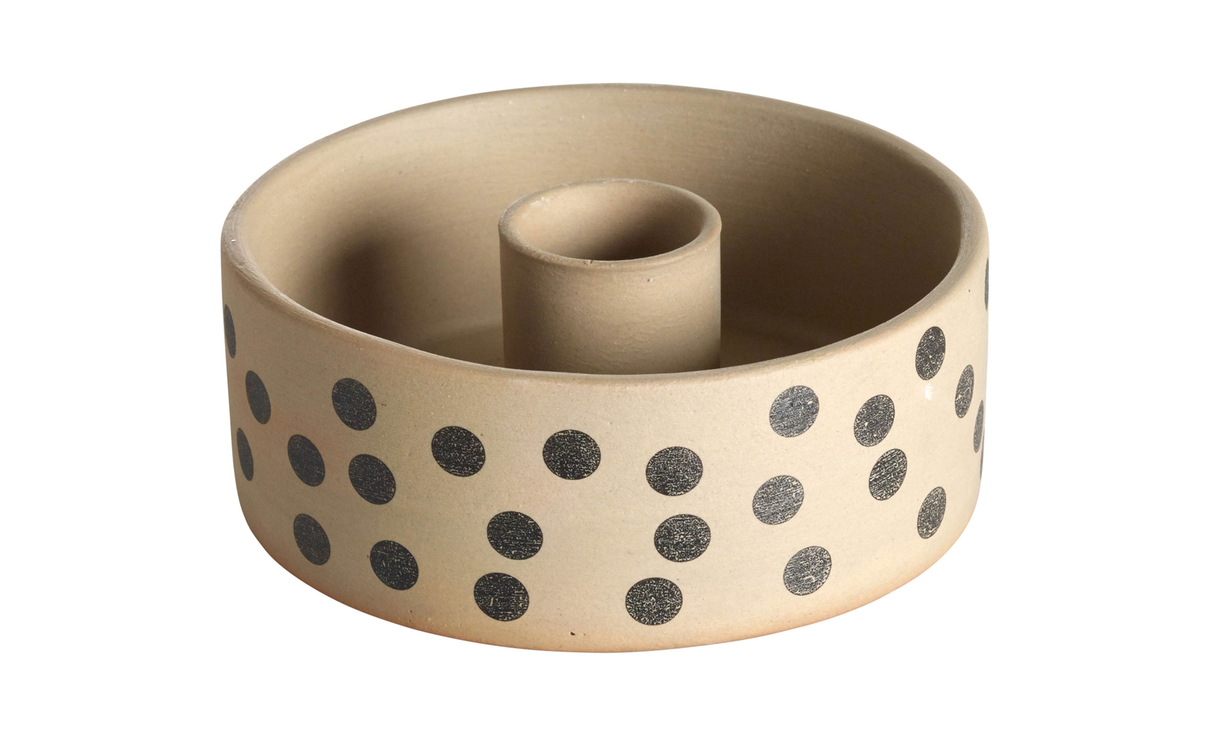 LUCAS Ljusstake D10 Beige/Svart