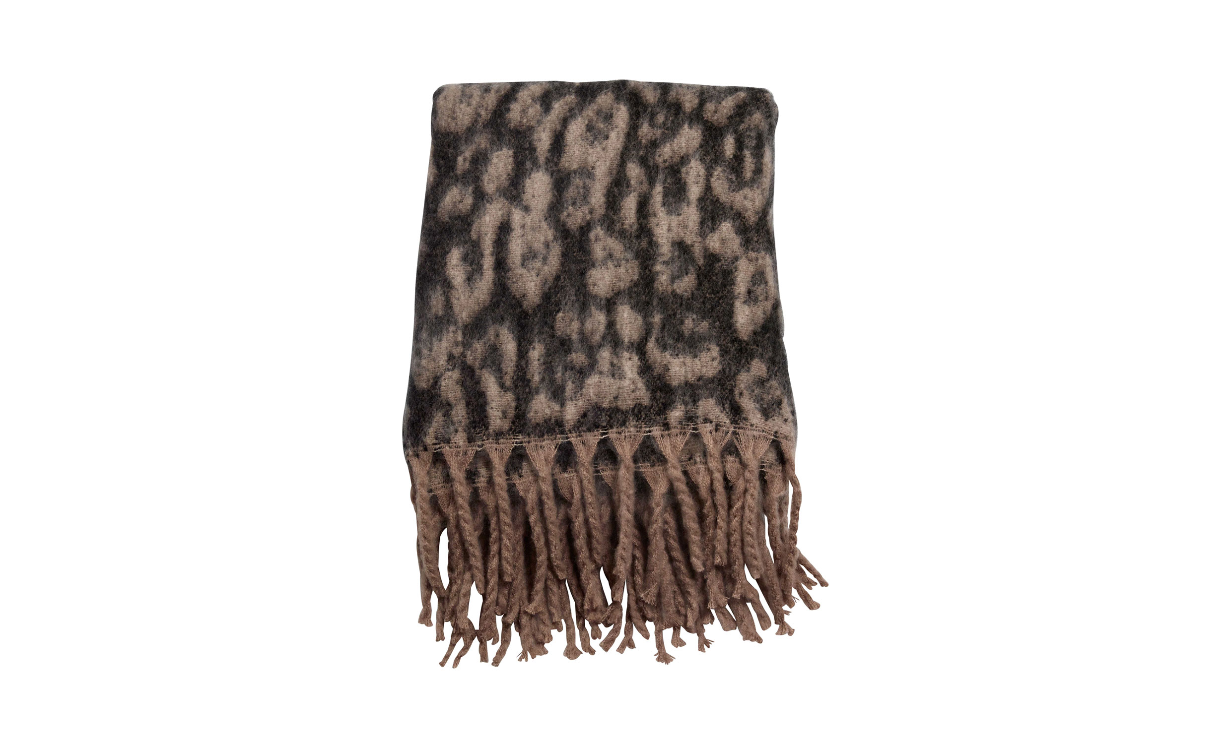 EMMIE Pläd Beige/Svart