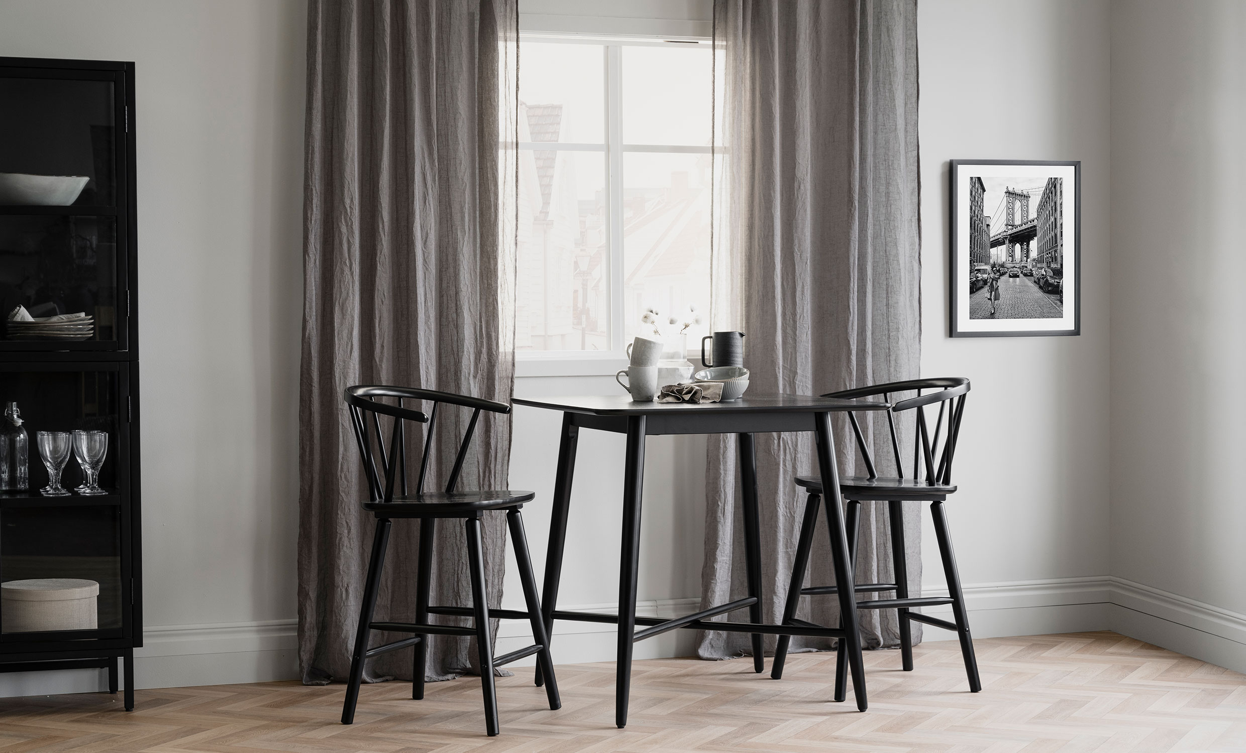 CARMEN Barstol vitpigmenterad från Rowico Home, bild 2