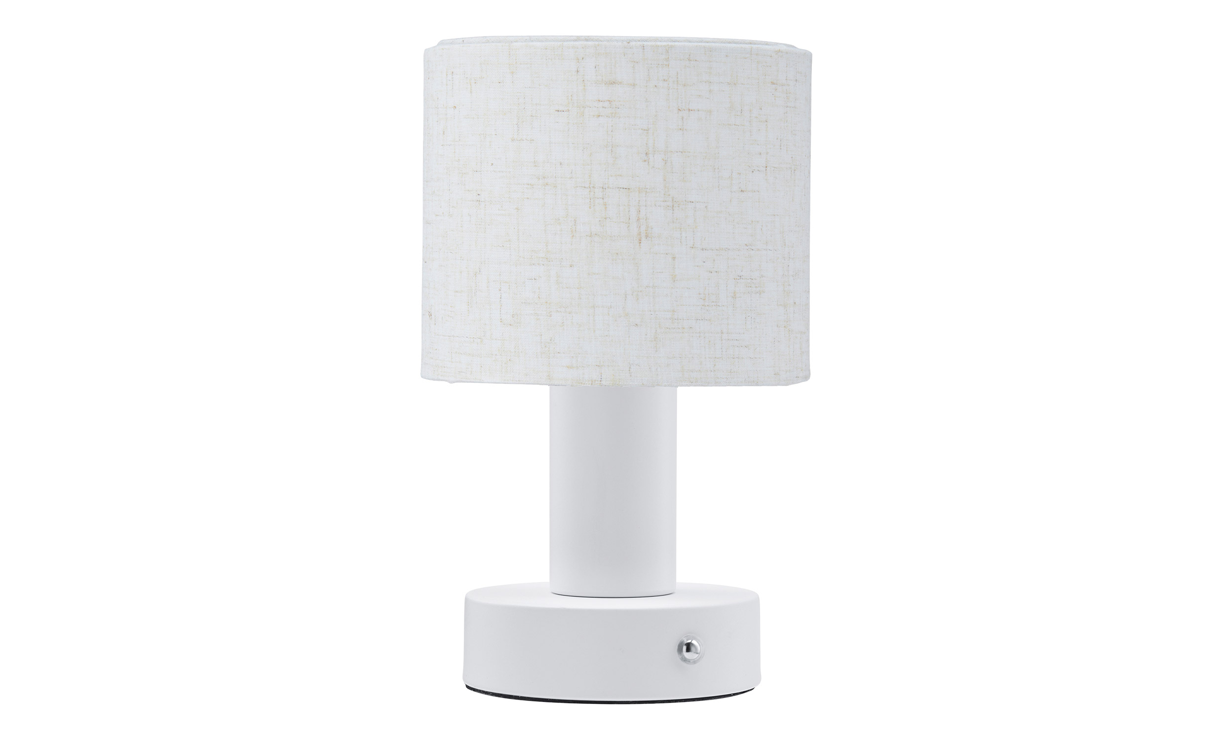 TIARA Bordslampa Laddbar Vit/Linne