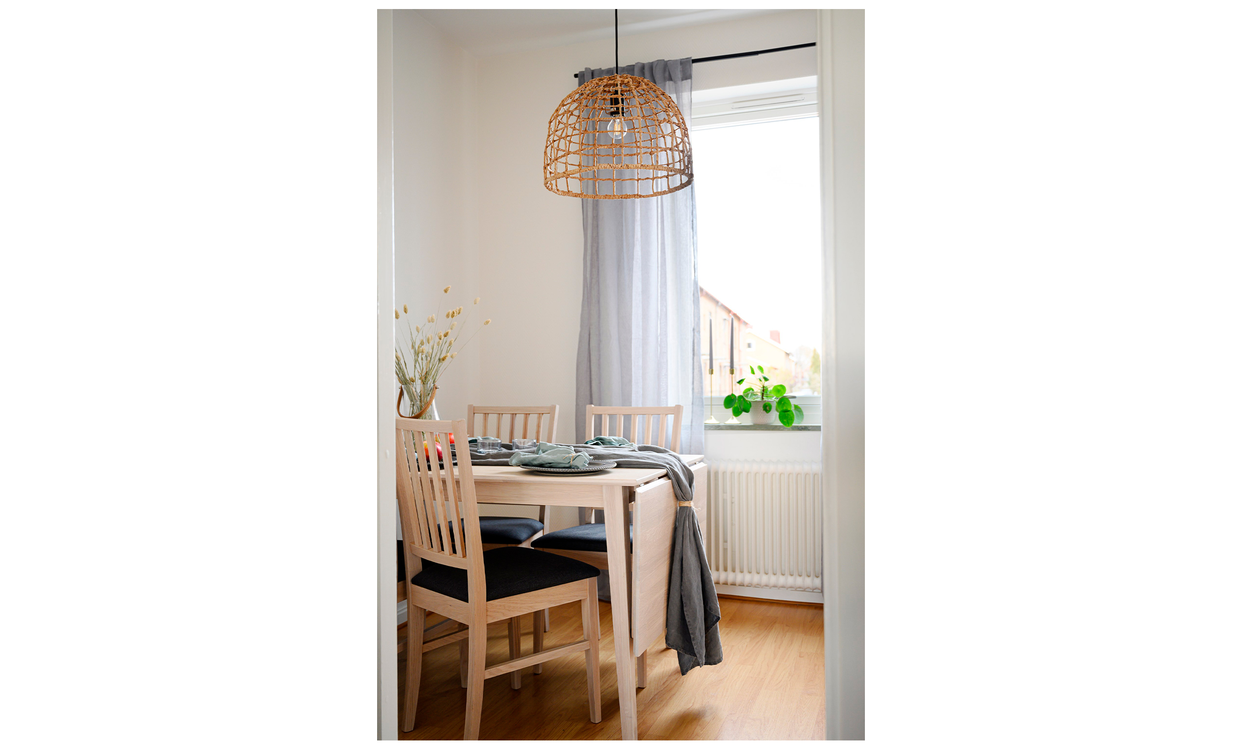 FILIPPA Klaffbord 120 Ek Vitpigmenterad från Rowico Home, bild 2