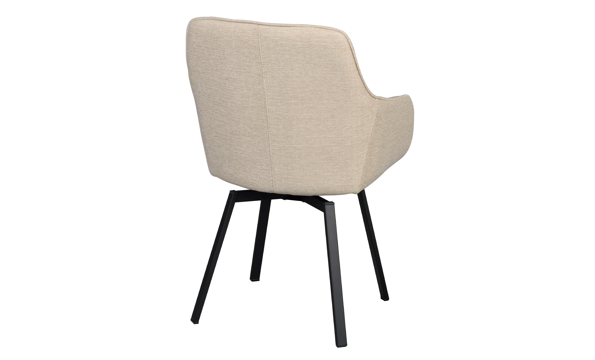 ALISON Karmstol Snurr Ljusbeige/Svart från Rowico Home, bild 2