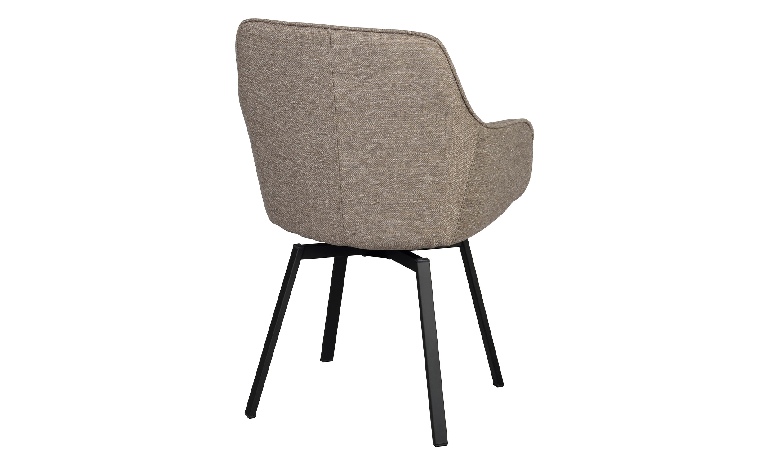 ALISON Karmstol Snurr Mörkbeige/svart från Rowico Home, bild 2