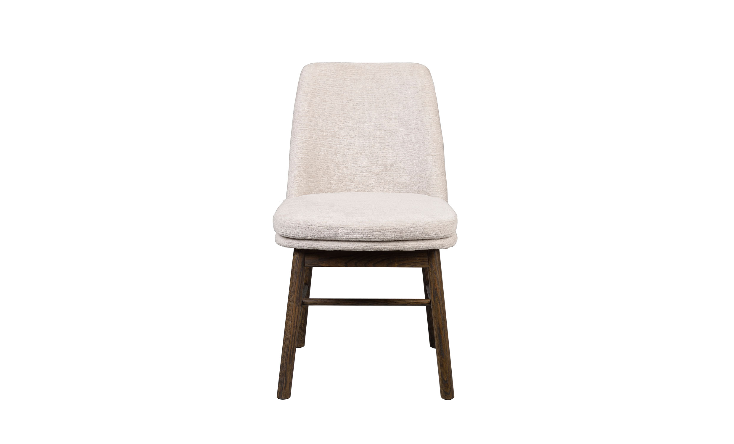 AMESBURY Stol ljusbeige tyg/bruna ekben från Rowico Home, bild 2