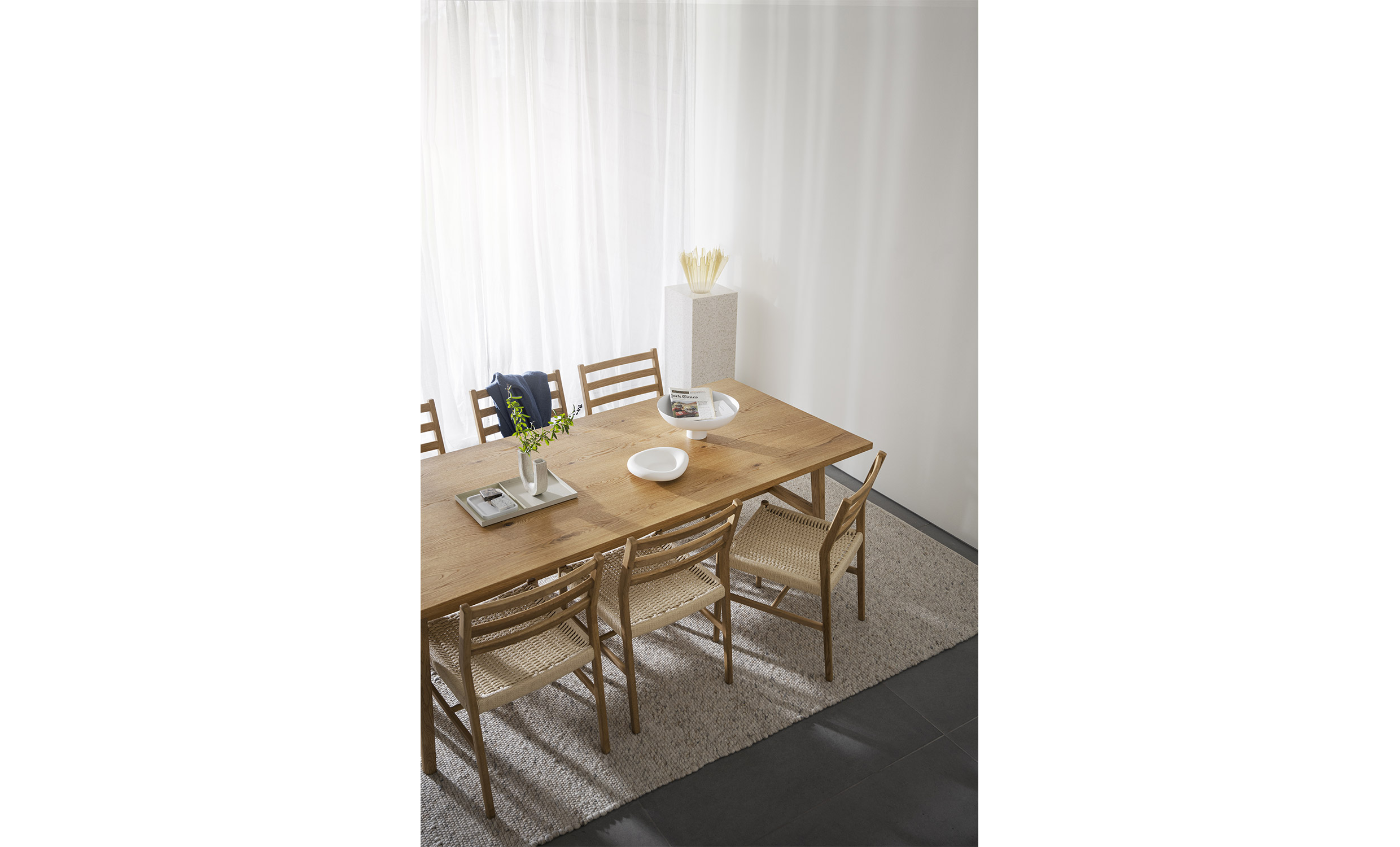 PLAINFIELD Matbord 220 Ek från Rowico Home, bild 2