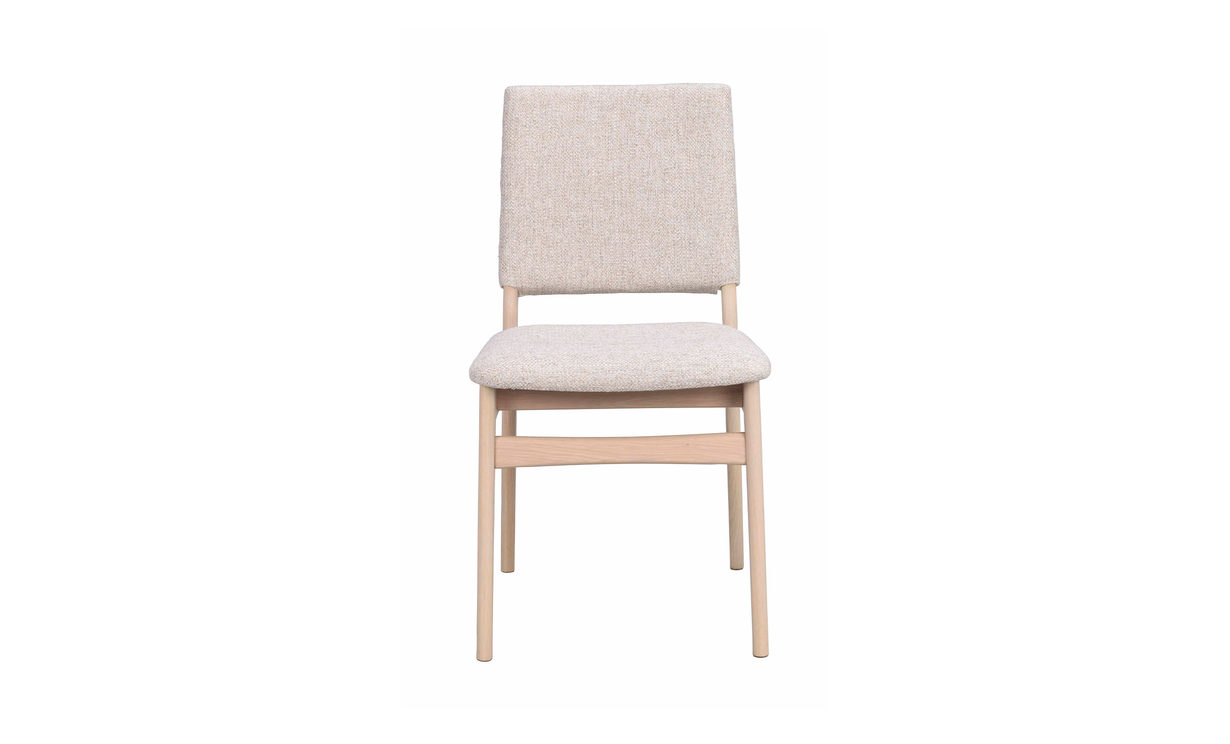 MEDFORD Stol Ljusbeige, Vitpig
