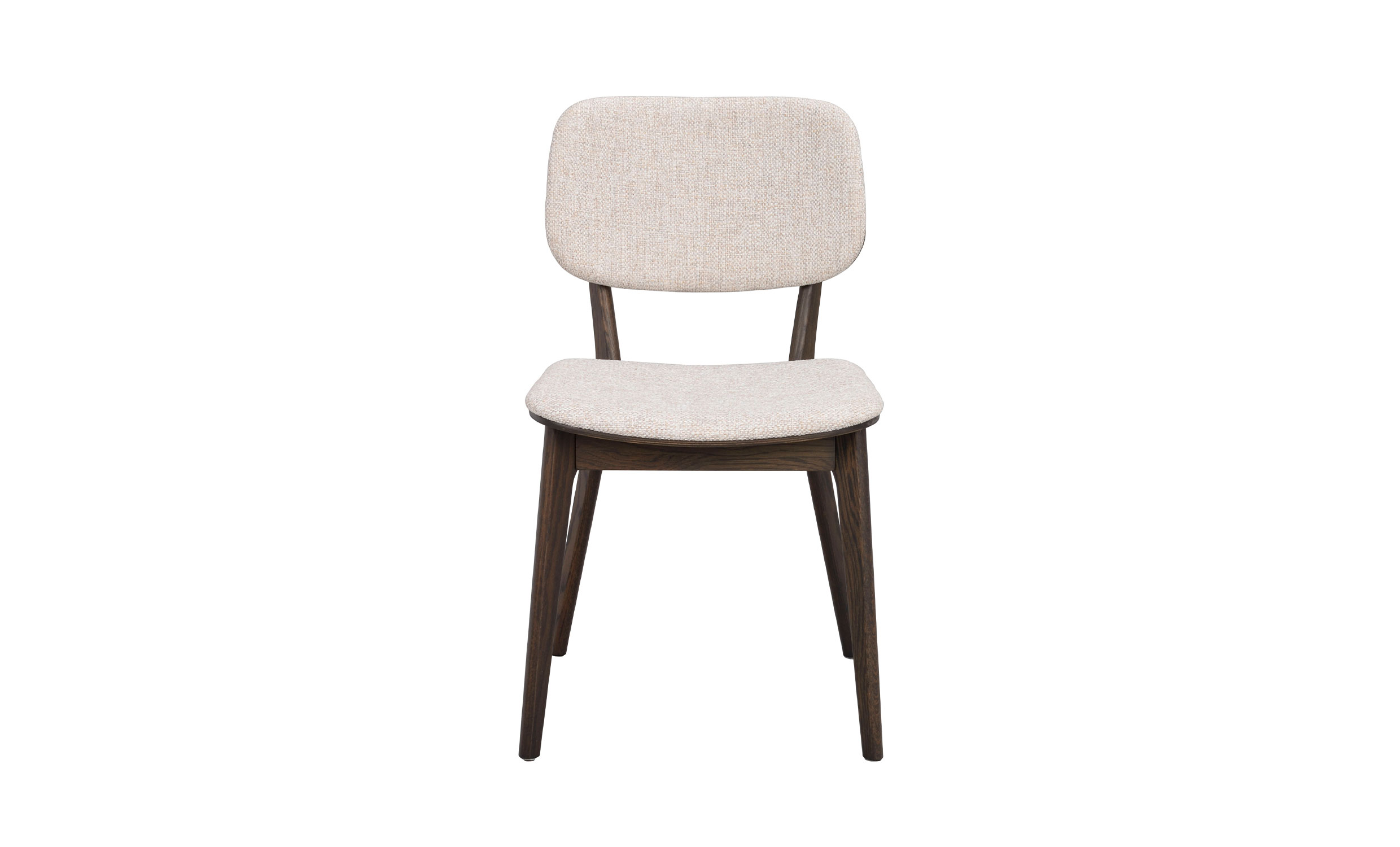 BARRETT Stol Ljusbeige, Brun Ek