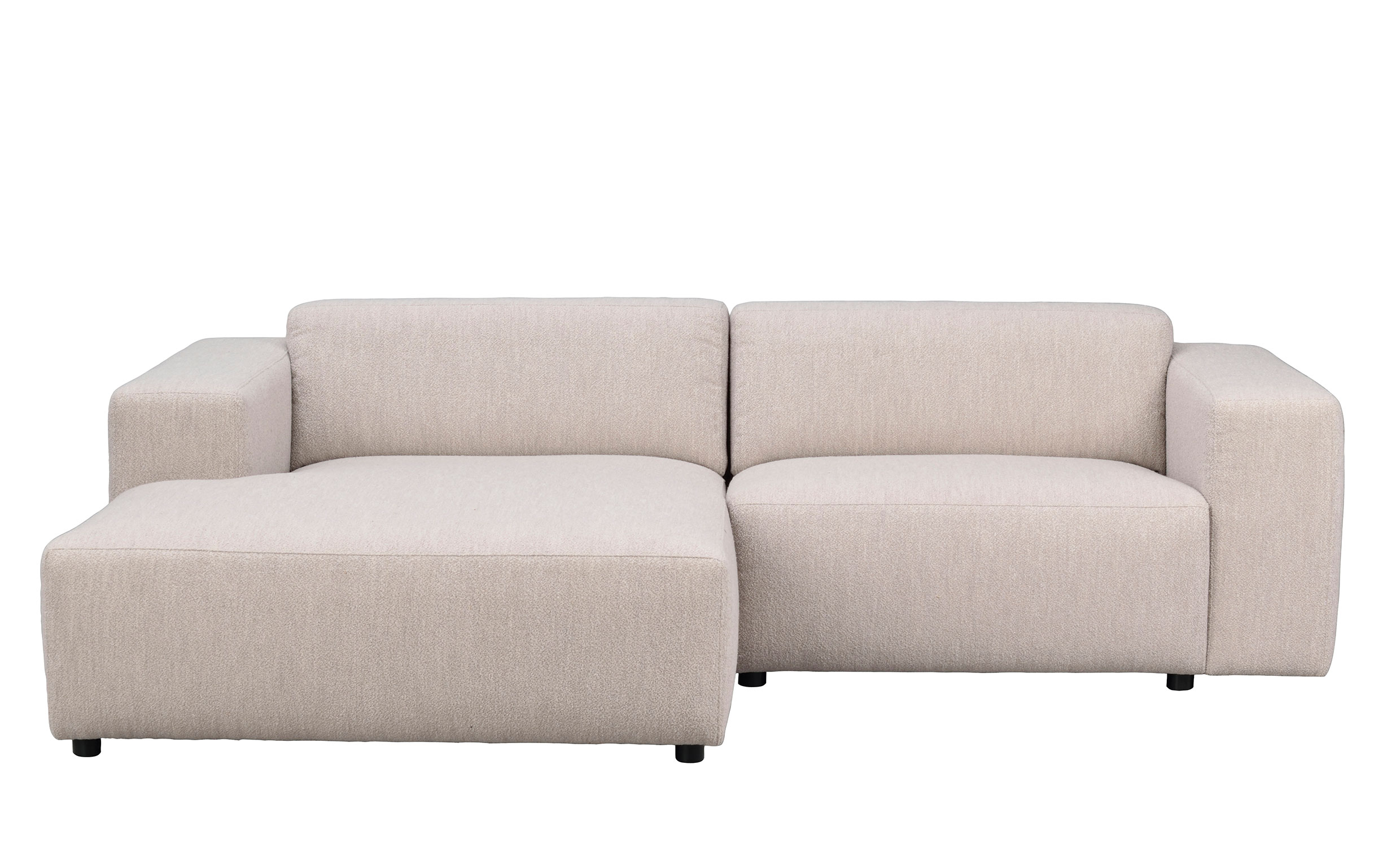 WILLARD soffa 3-sits-schslong vnster ljusbeige