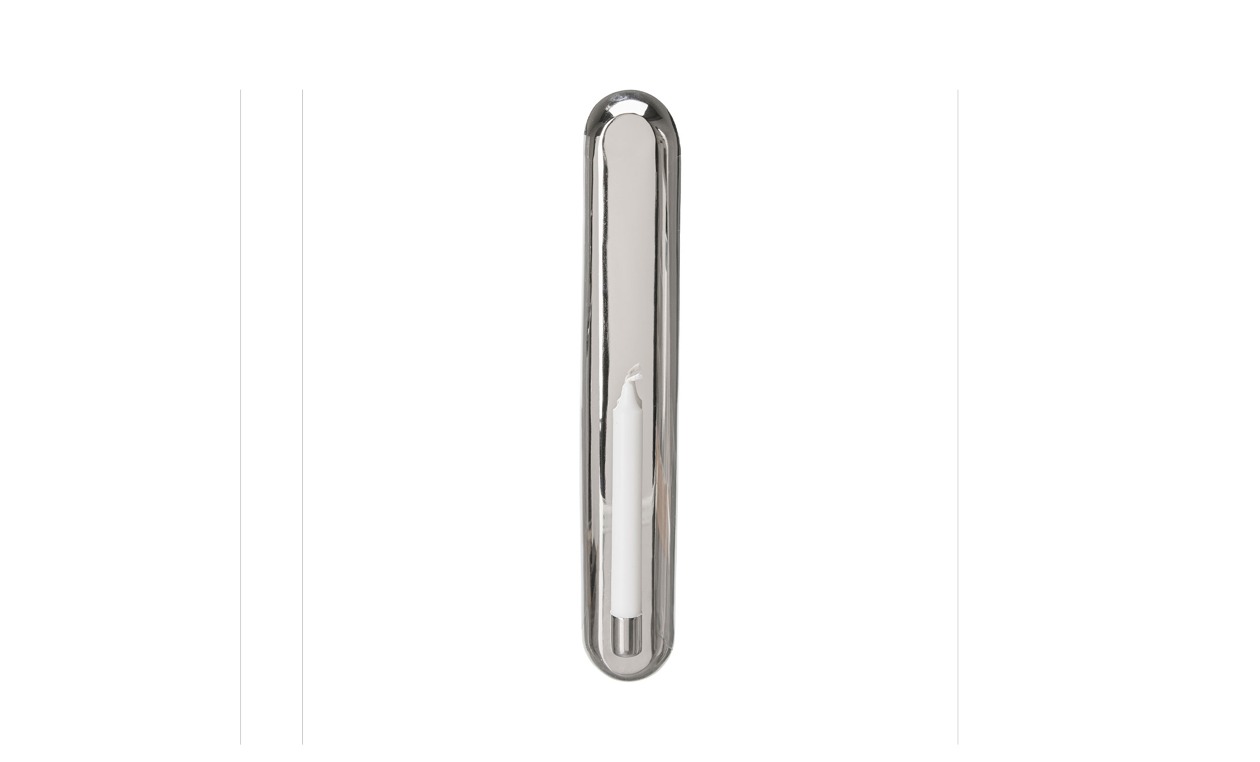 AVERY Väggljusstake Krom