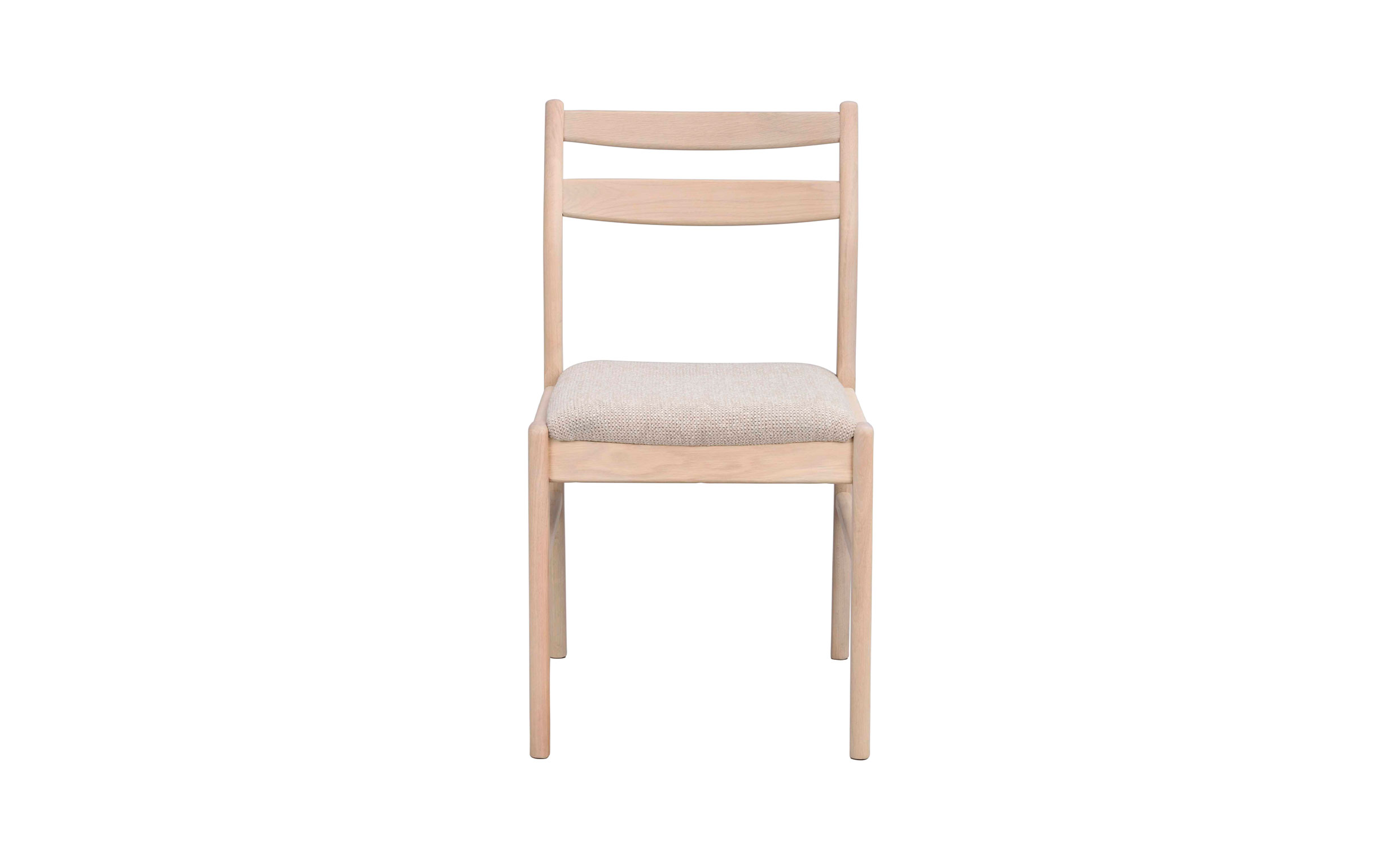 KERWIN Stol Ljusbeige, Vitpig