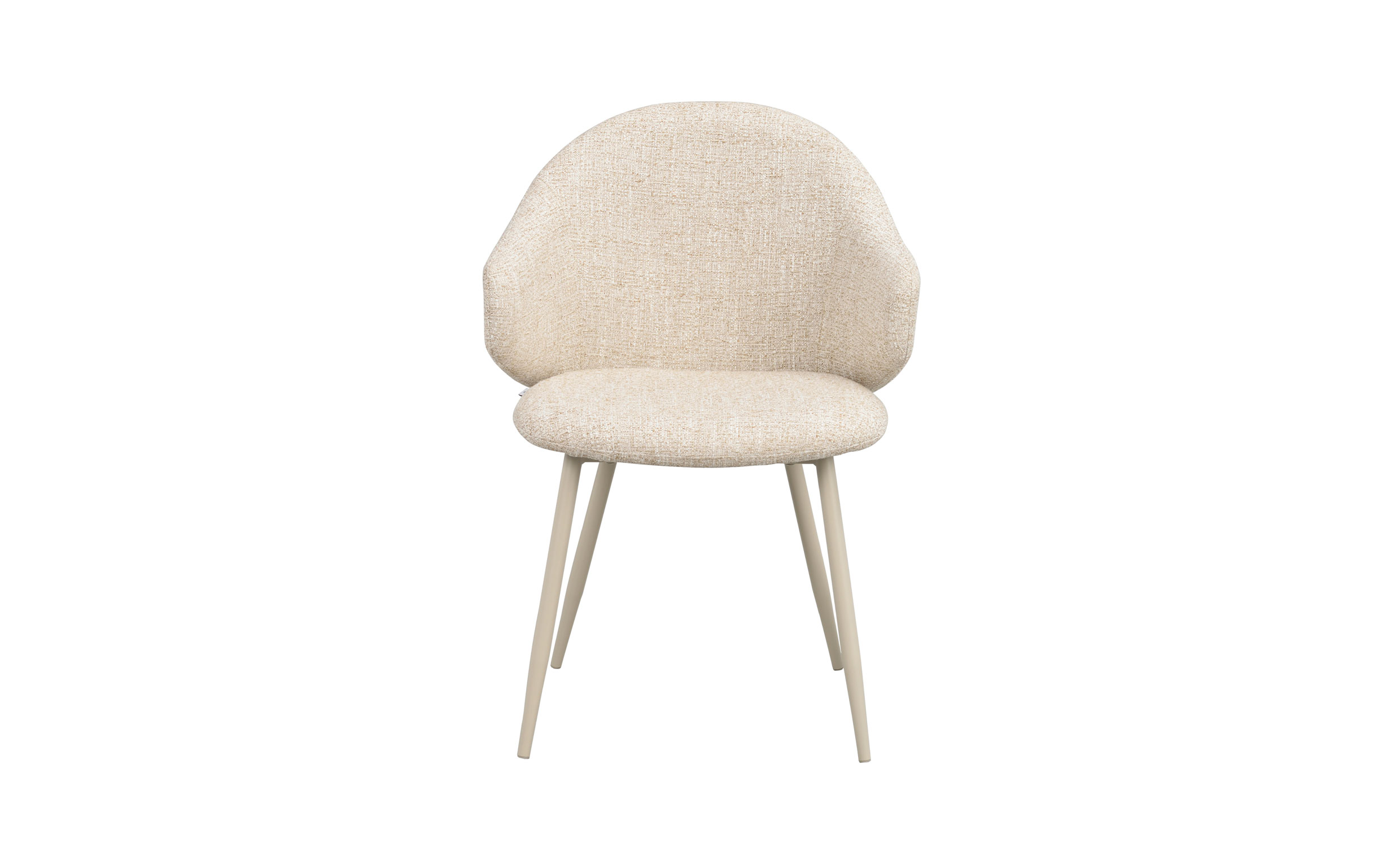 DRAKE Karmstol Ljusbeige, Metall Beige