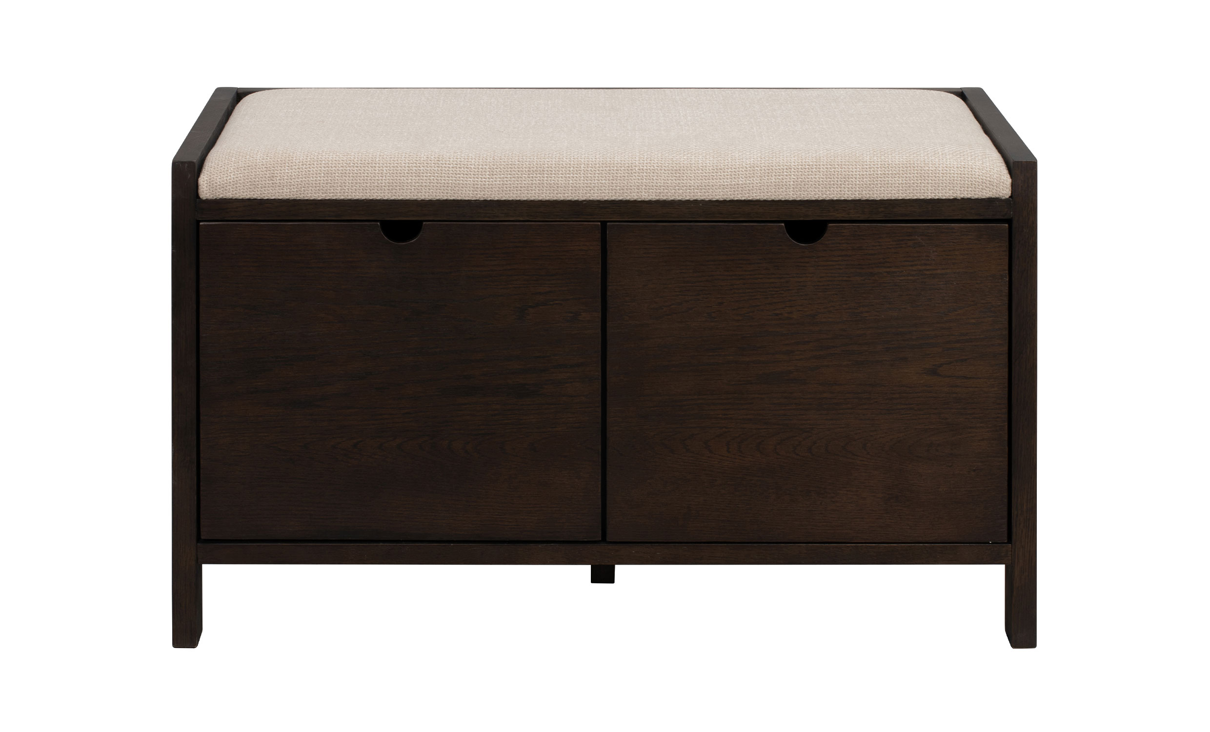 HILLMOND Bänk Beige, Brun Ek