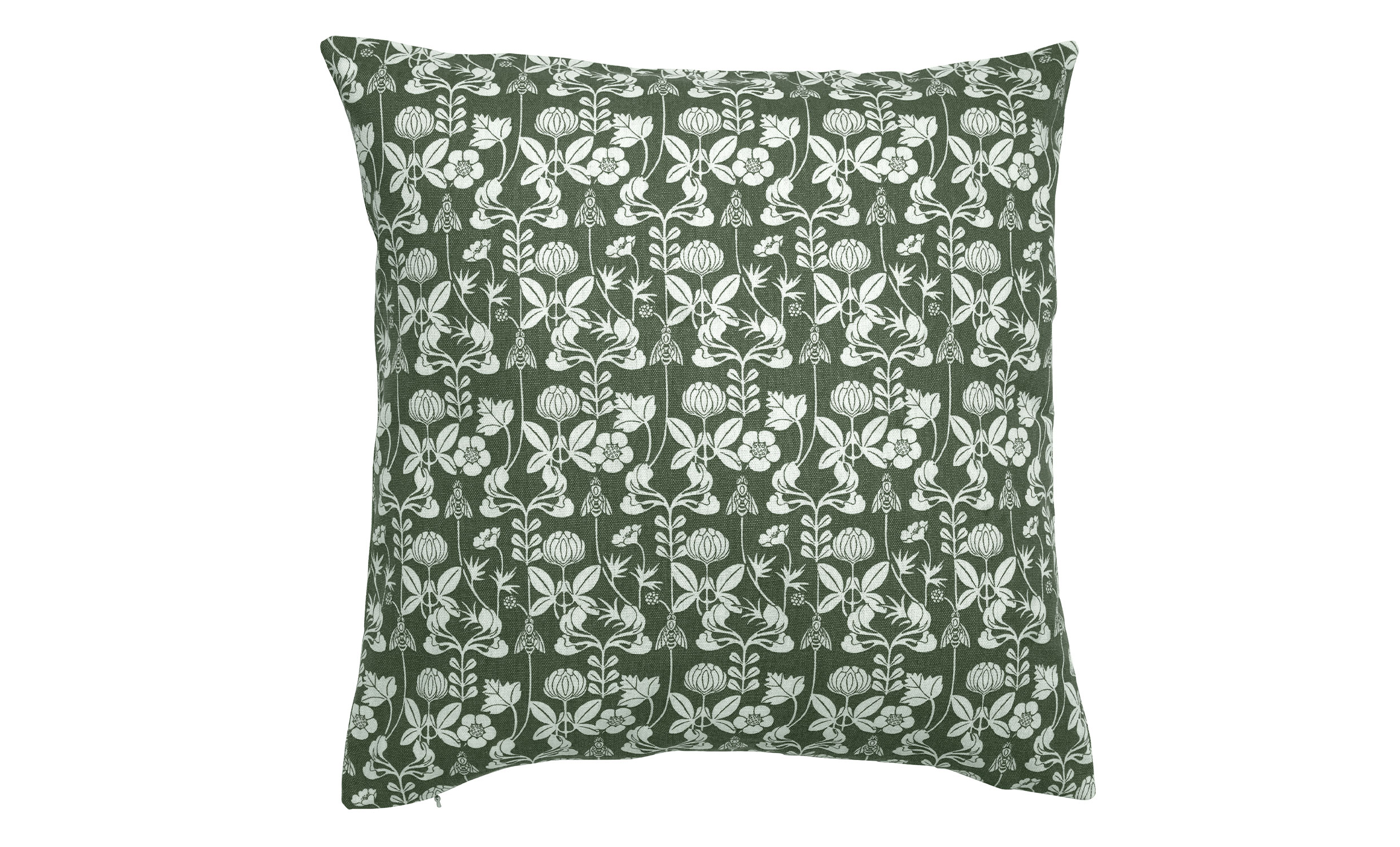 DE MINA Kuddfodral 45x45 Gr�n