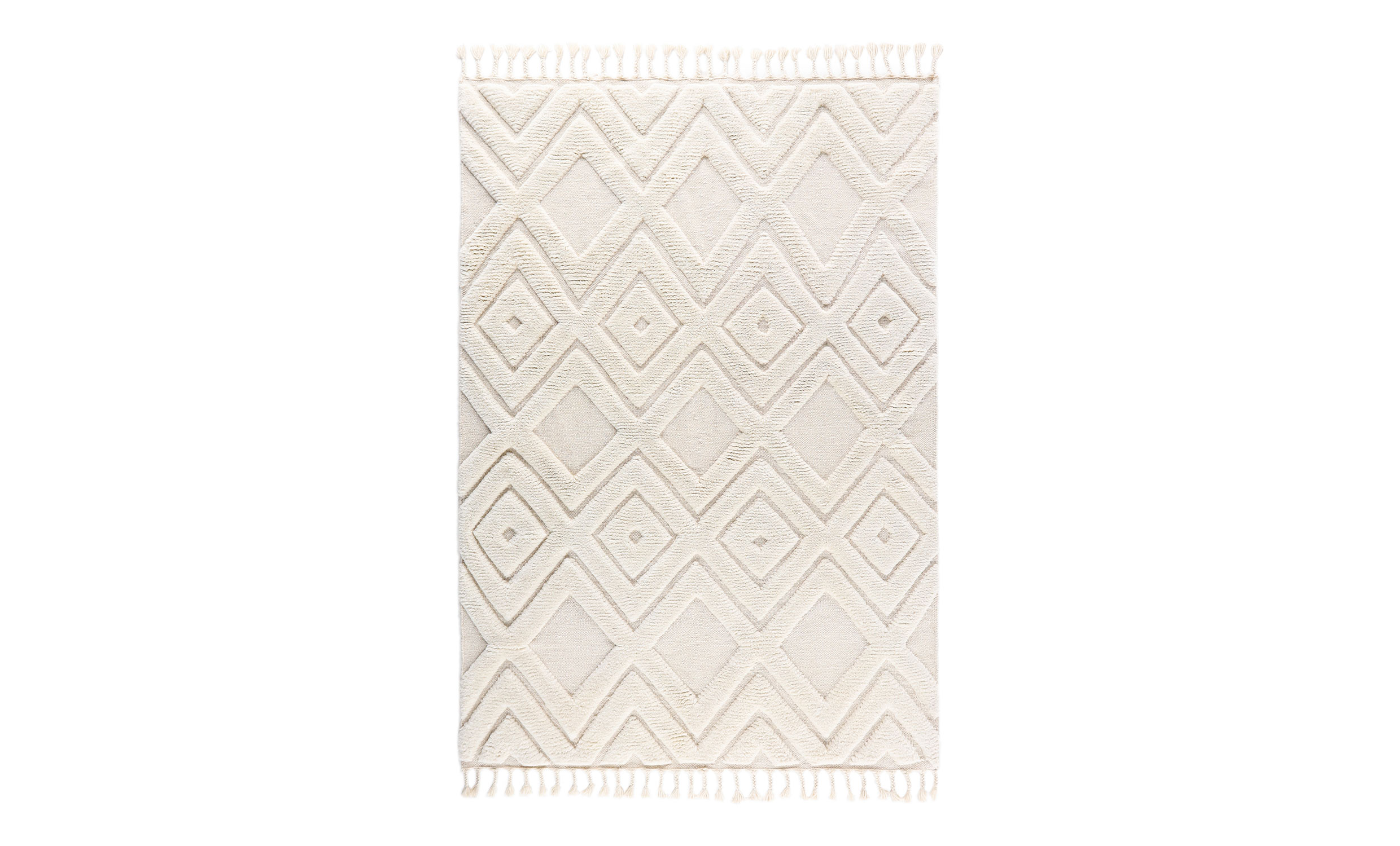 LOREEN Ullmatta 160x230 Vit