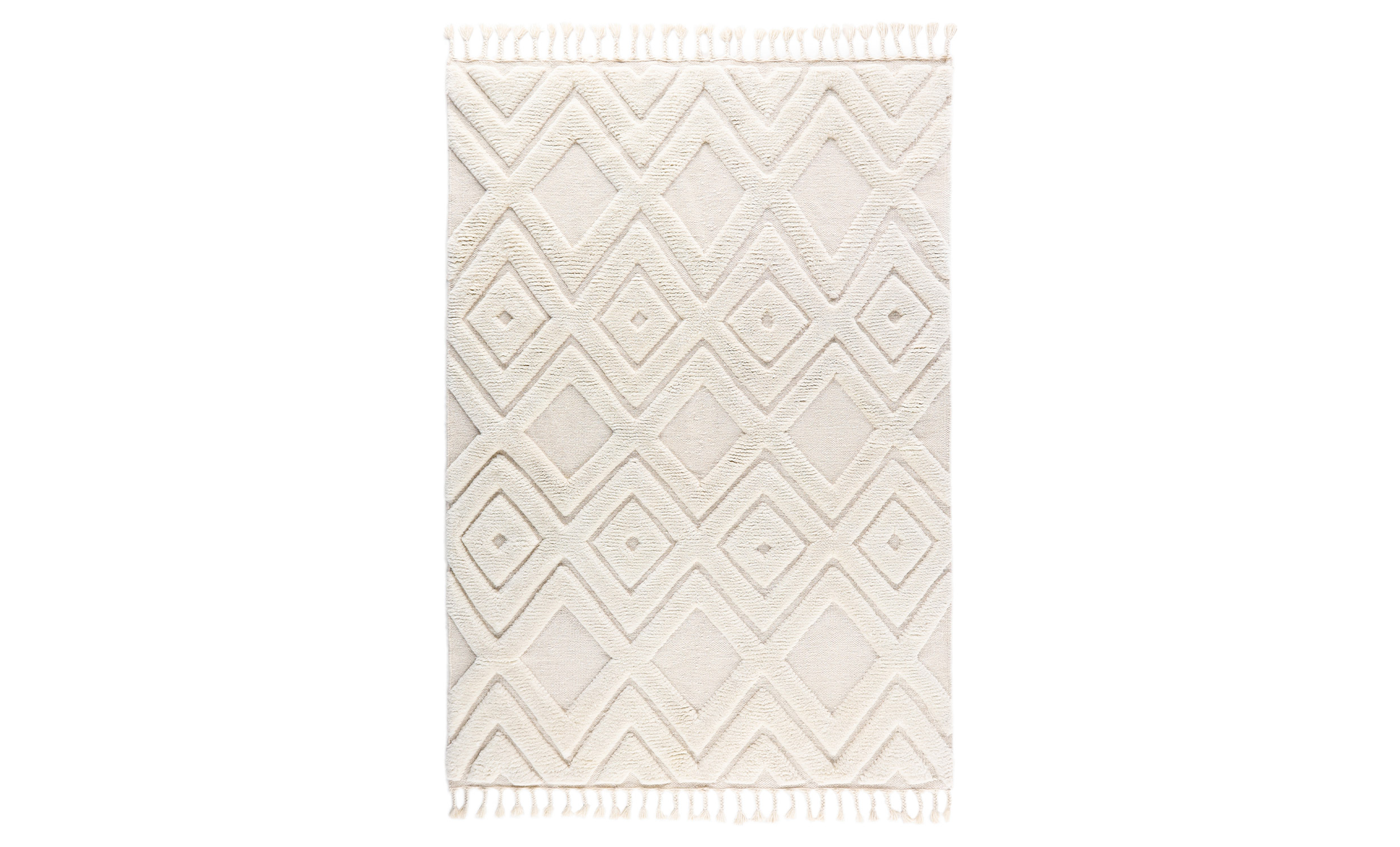 LOREEN Ullmatta 200x300 Vit