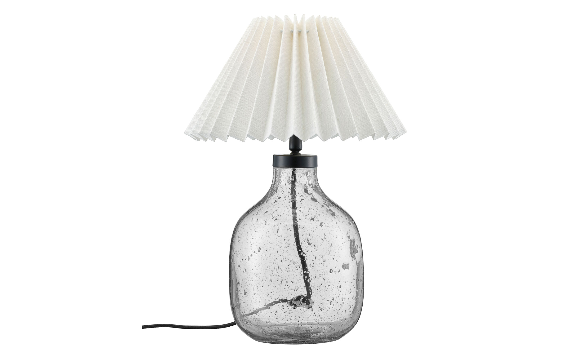 GROOVE Bordslampa Klar/Offwhite