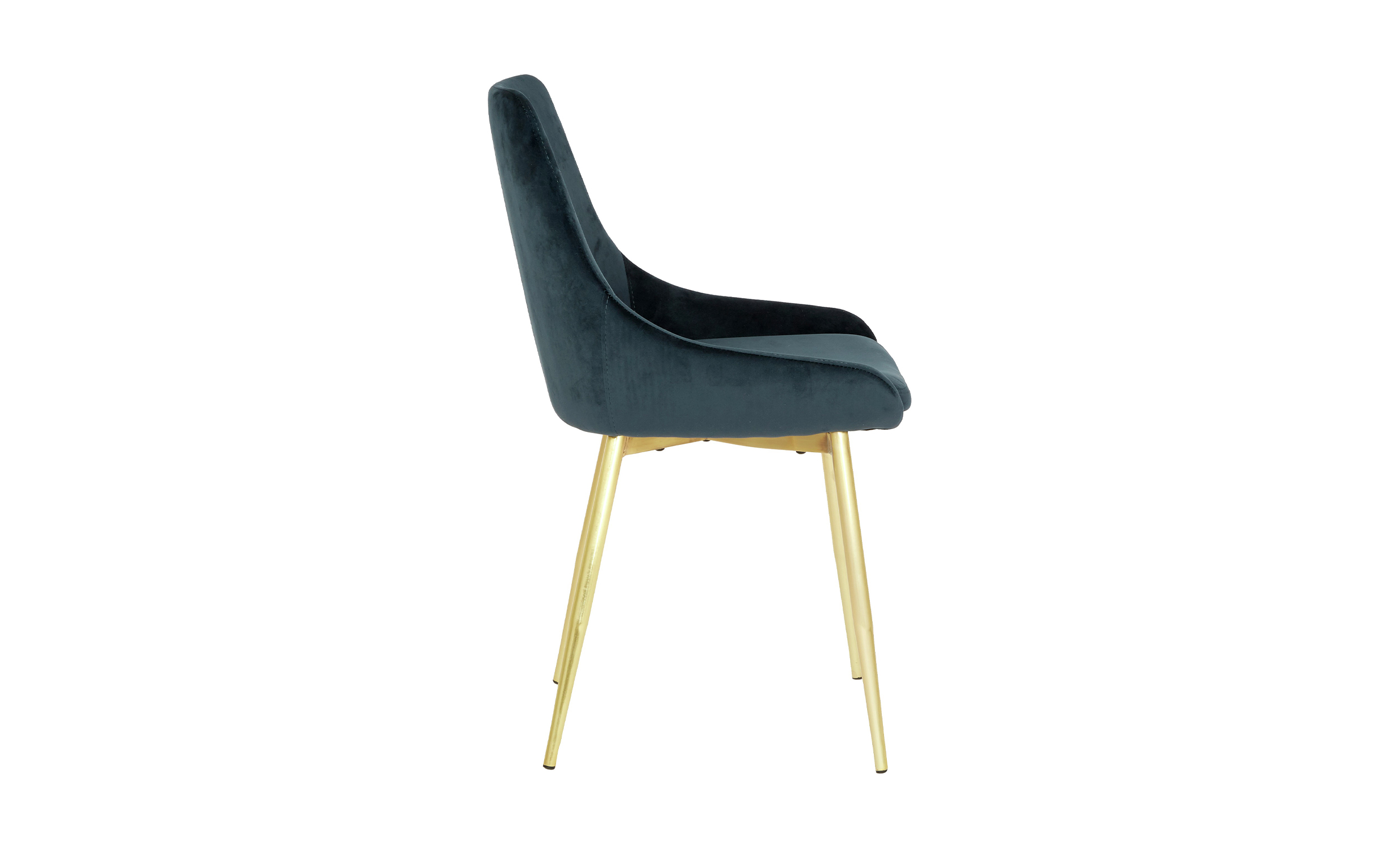 TOVE Stol Velvet Stålblå/Guld från SoffaDirekt, bild 2