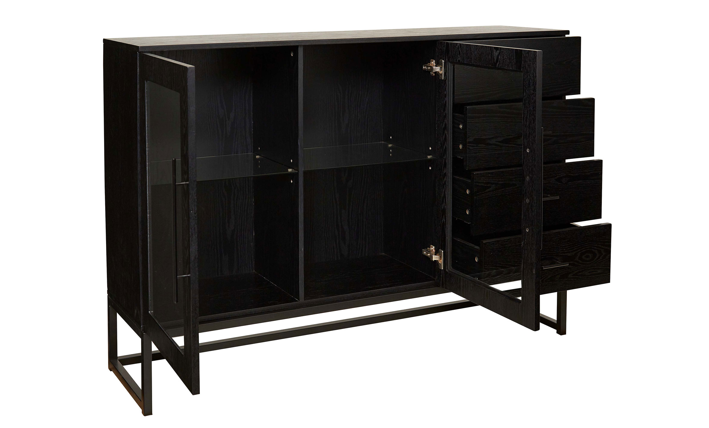 LUCE Sideboard Svart från SoffaDirekt, bild 2