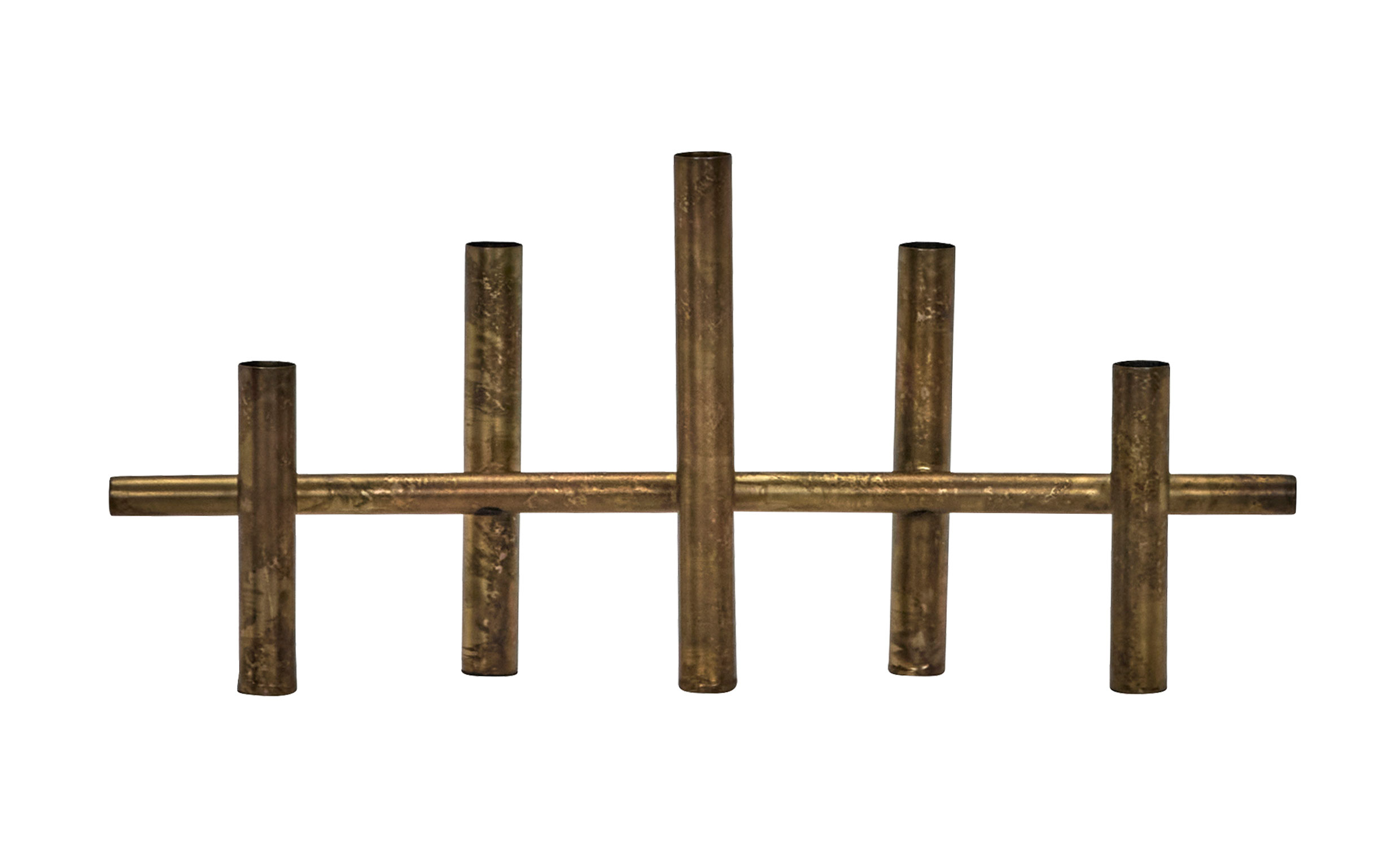MAXI Ljusstake 45cm Antik Mässing