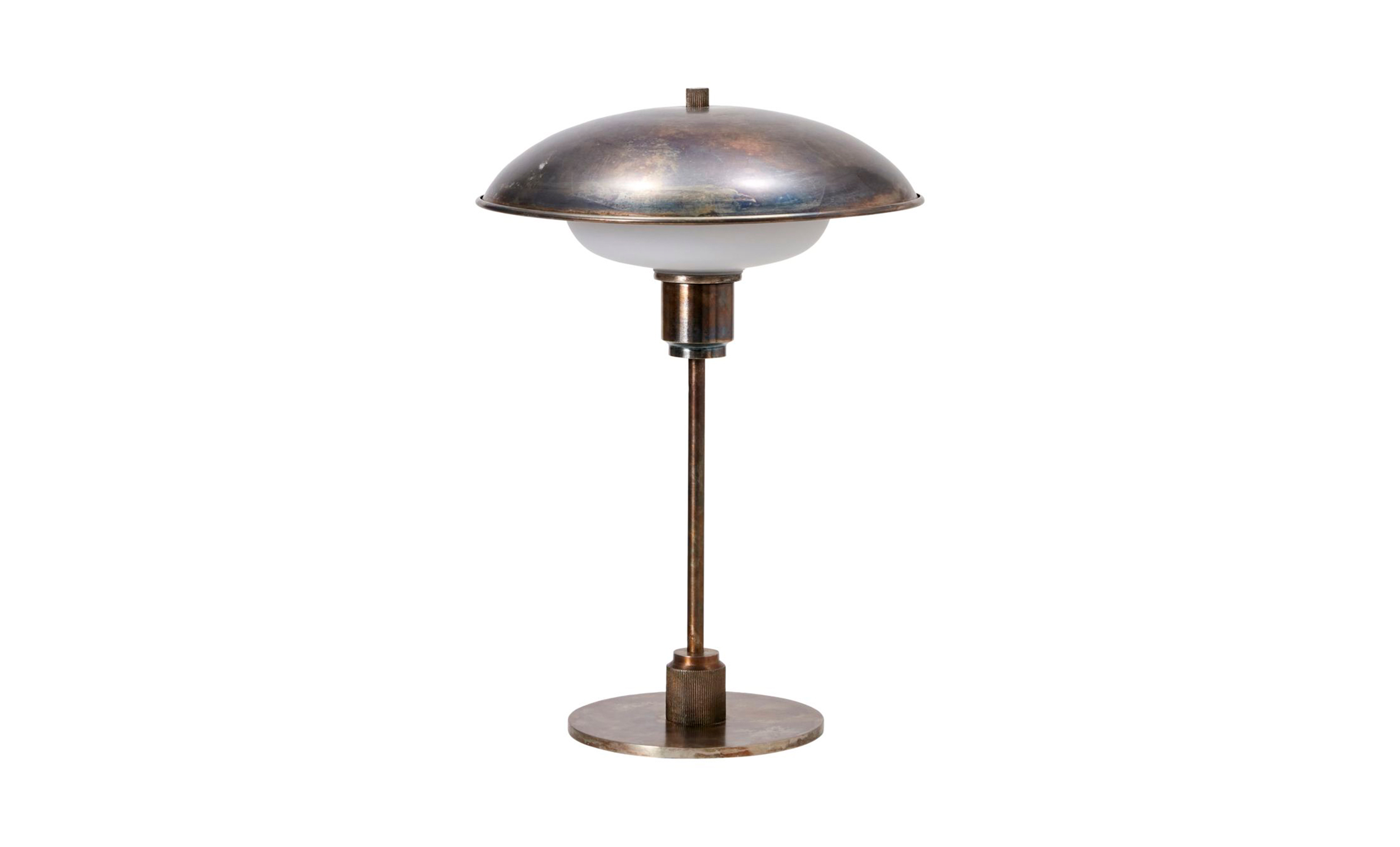 BOSTON Bordslampa Antik Brun