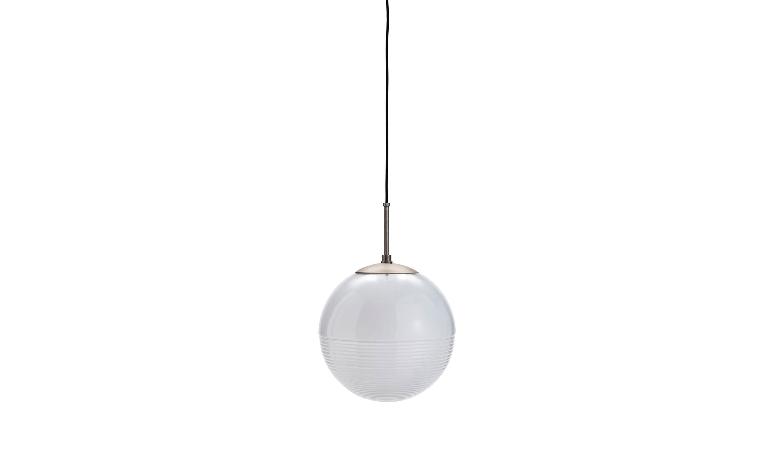 HALDA Lampa Vit/Brun L