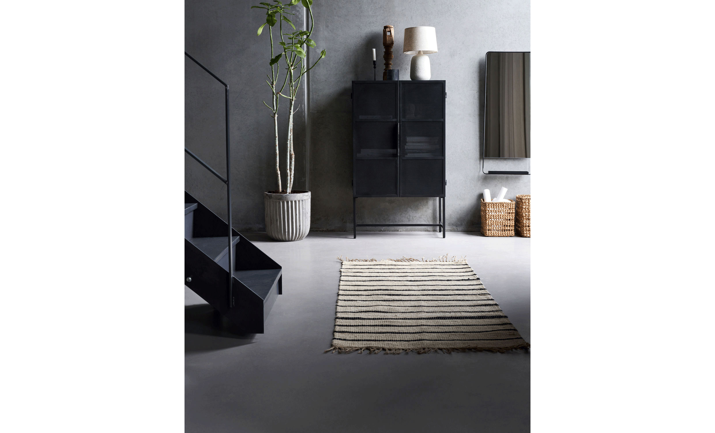SIMA Matta 90x200 Svart/Natur från House Doctor, bild 2