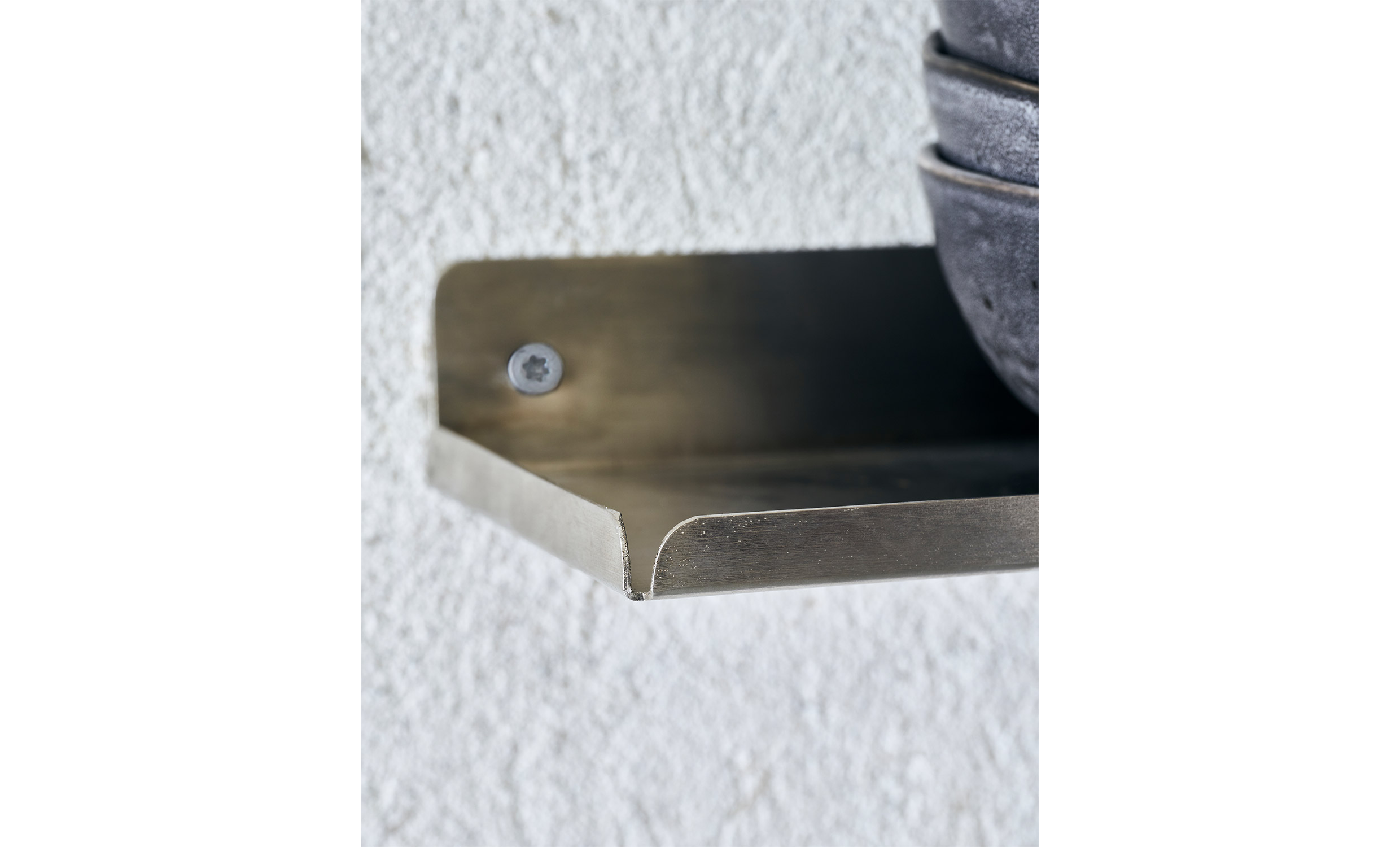 LEDGE Hylla Borstat Silver från House Doctor, bild 2