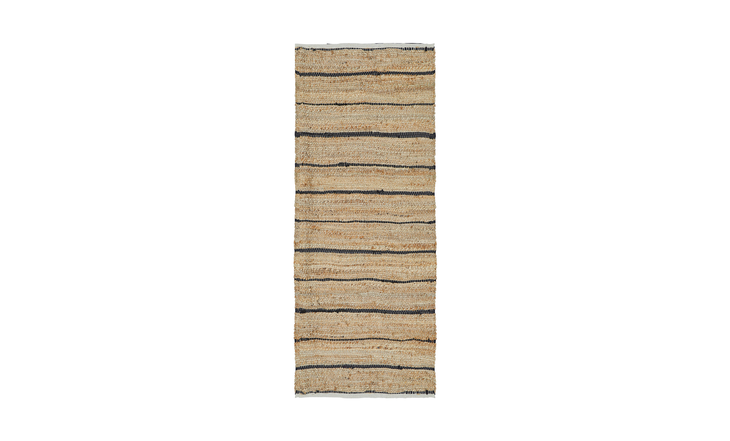 JUTE Matta 80x200 Natur/Svart