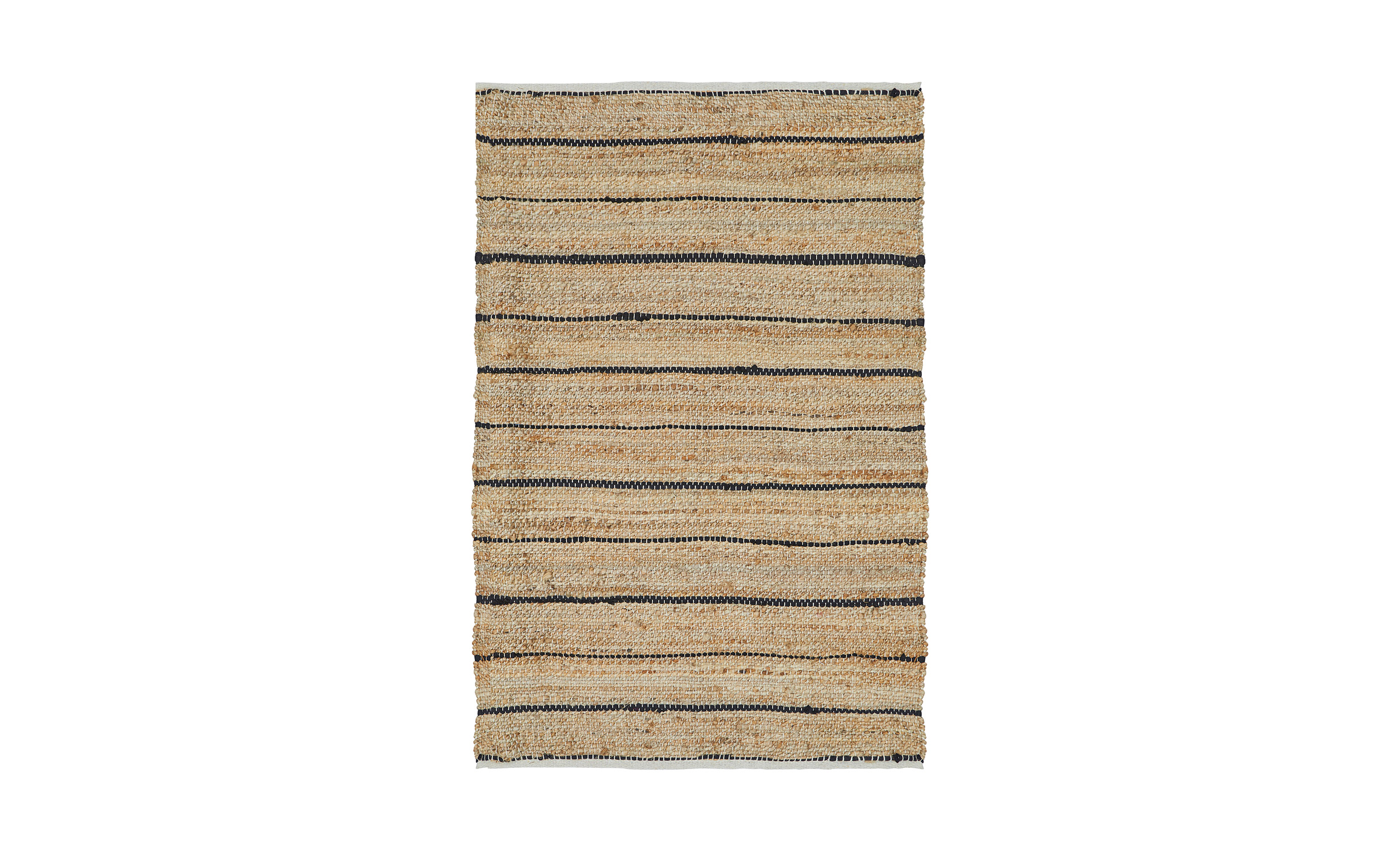 JUTE Matta 160x240 Natur/Svart