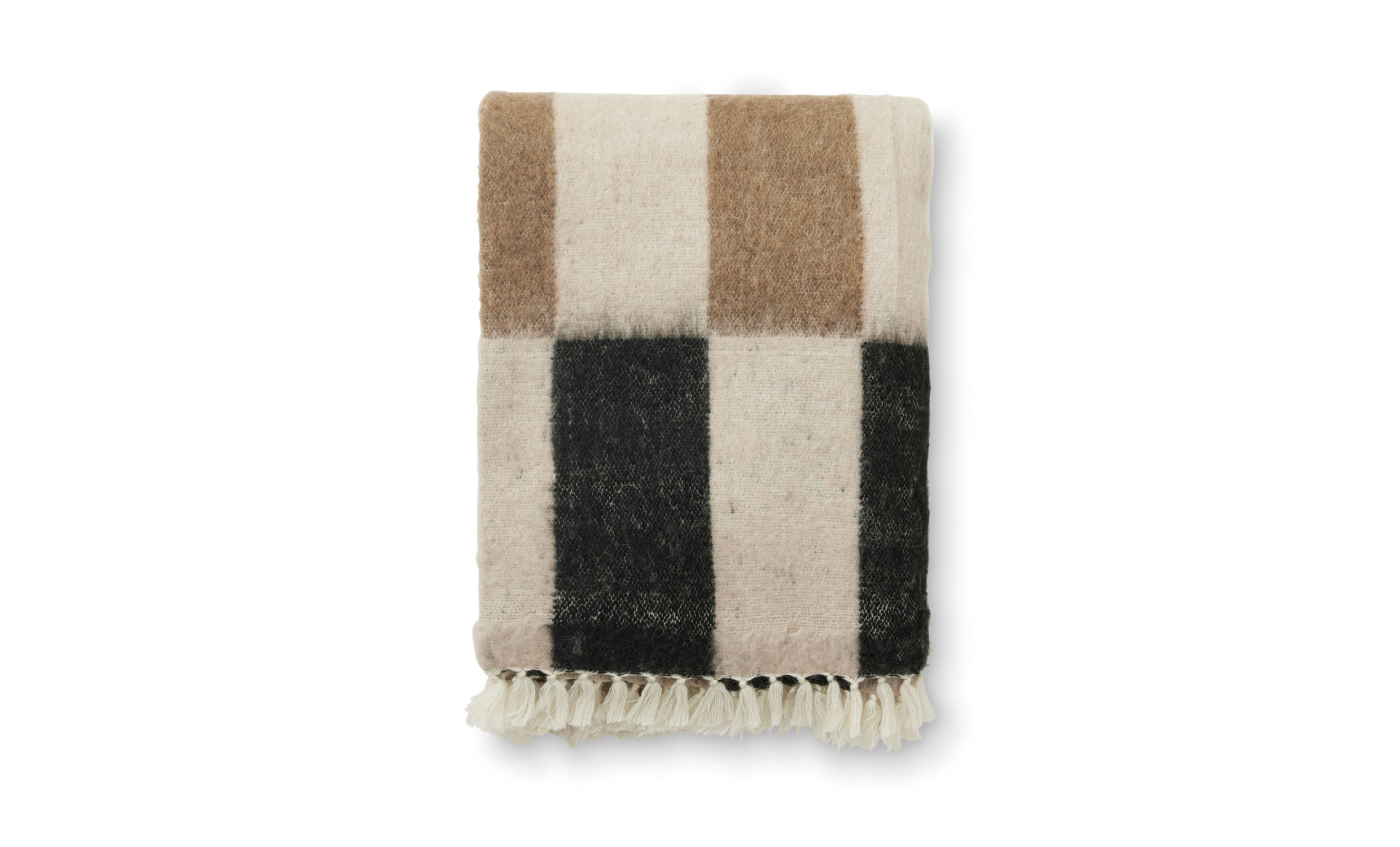 ZARA Pläd 130x170 Svart