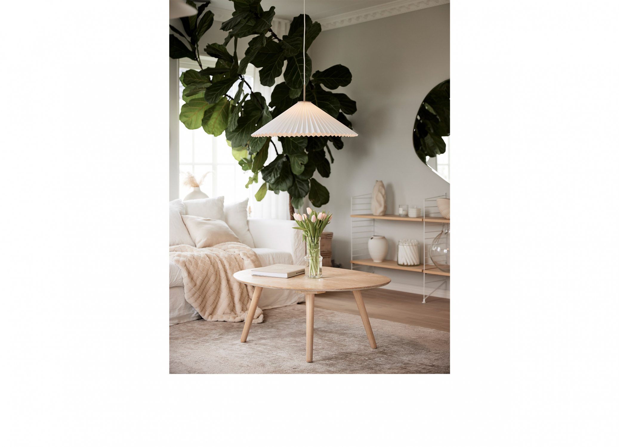 DORA Taklampa 60cm Vit från PR Home, bild 2