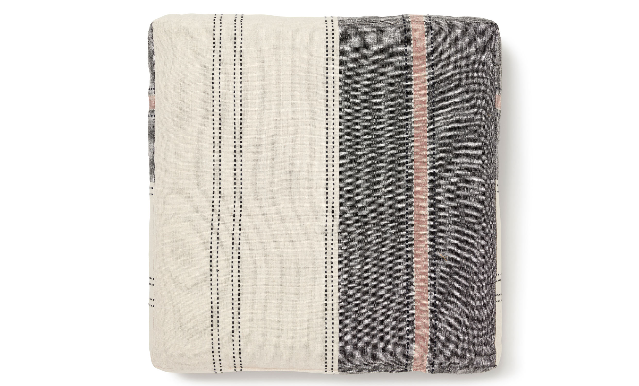 LEA Sittdyna 40x40 Svart/Offwhite