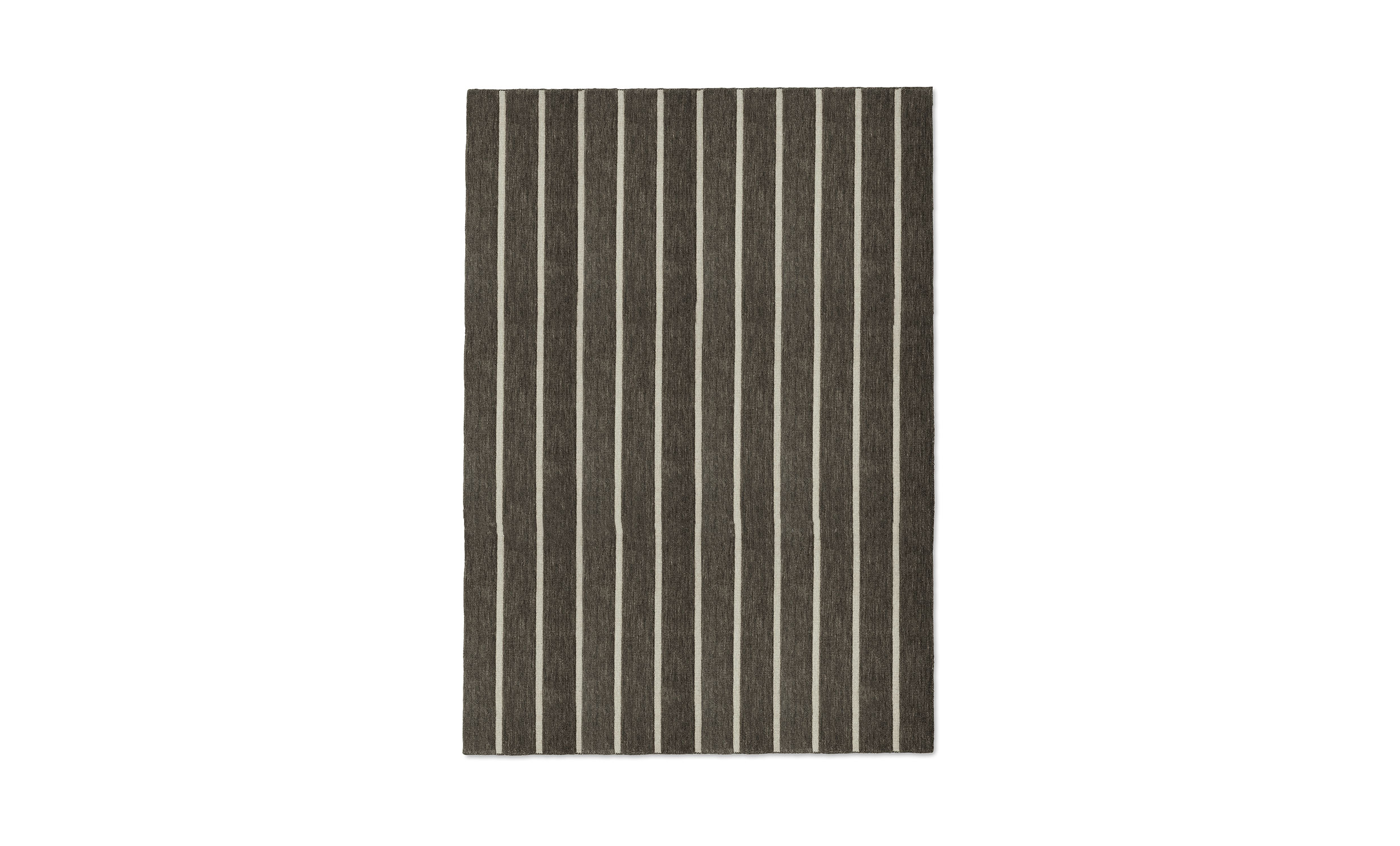 DECO STRIPE Matta 200x300 Mörkbrun