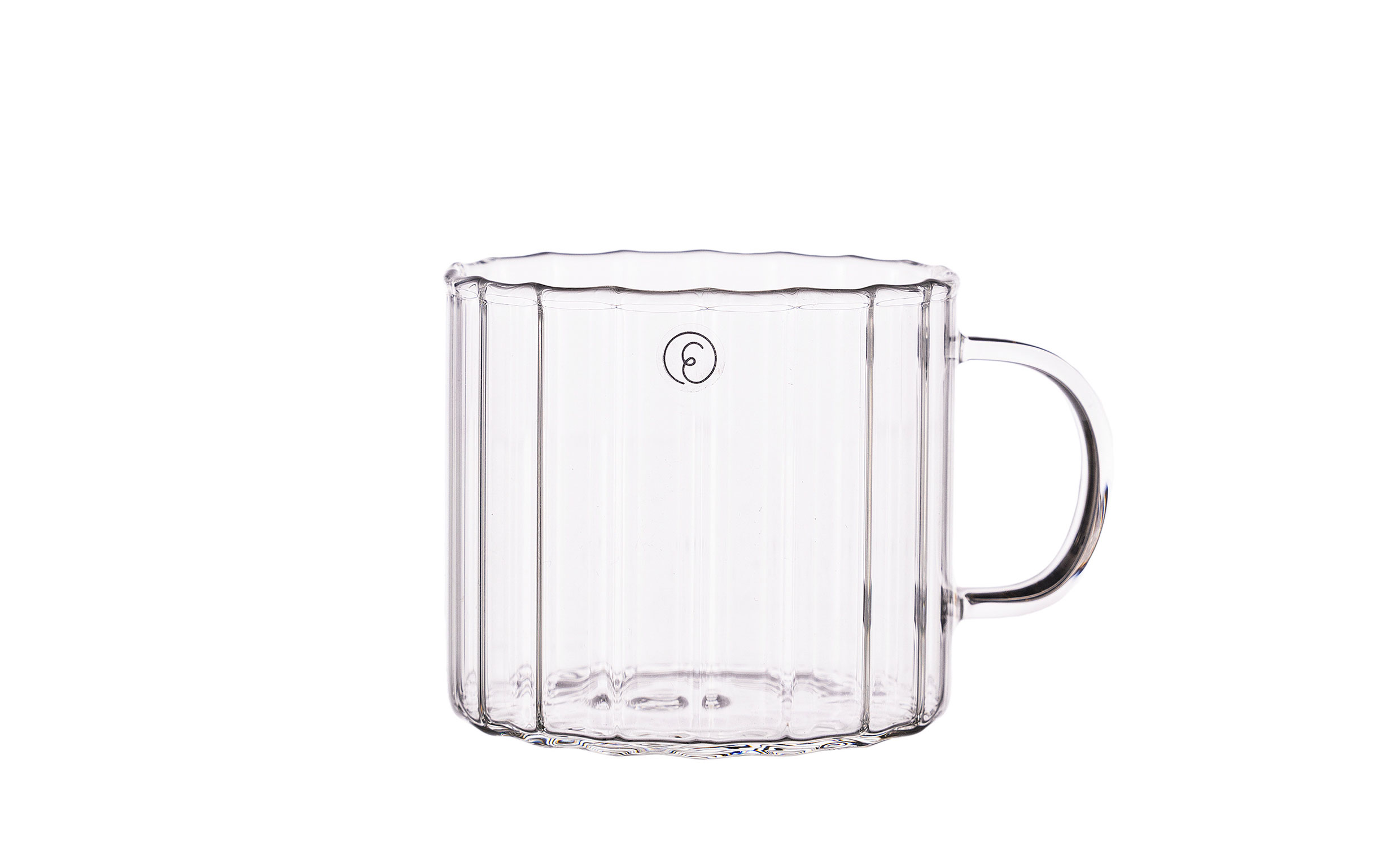 Glasmugg d8 h6 cm Rfflad
