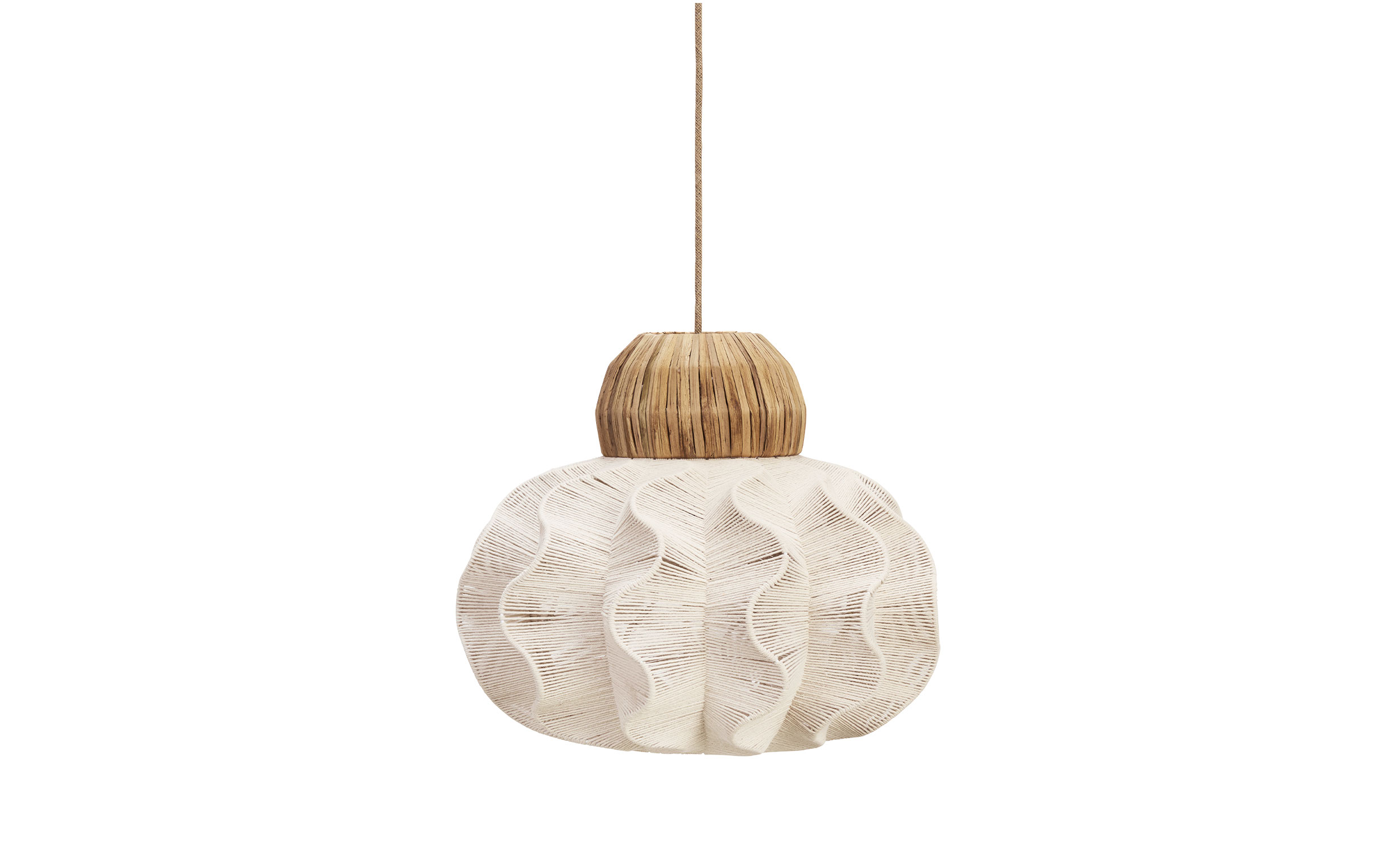 TAKLAMPA 50x43 Offwhite/Natur