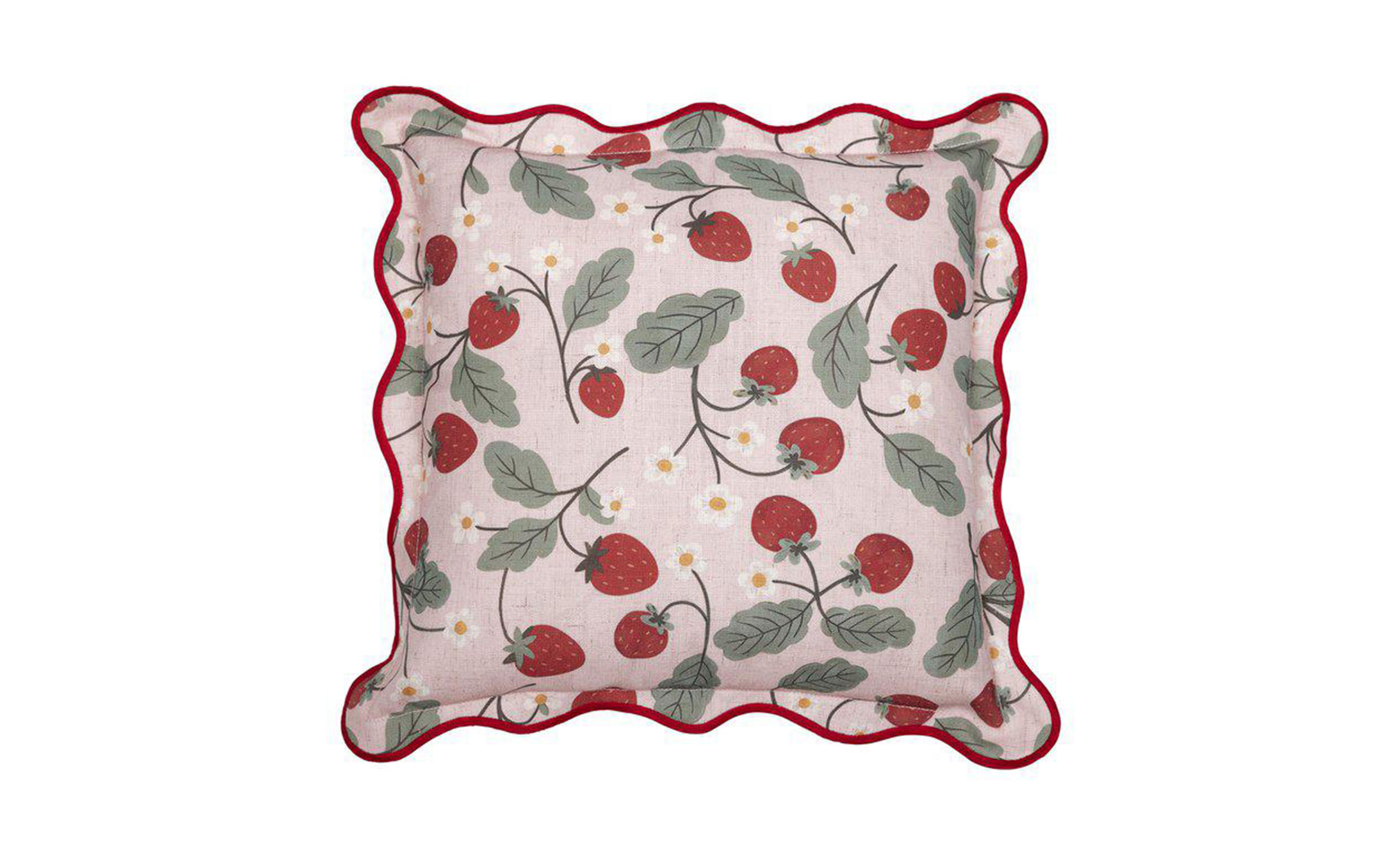 STRAWBERRY Kuddfodral 45x45 Rosa