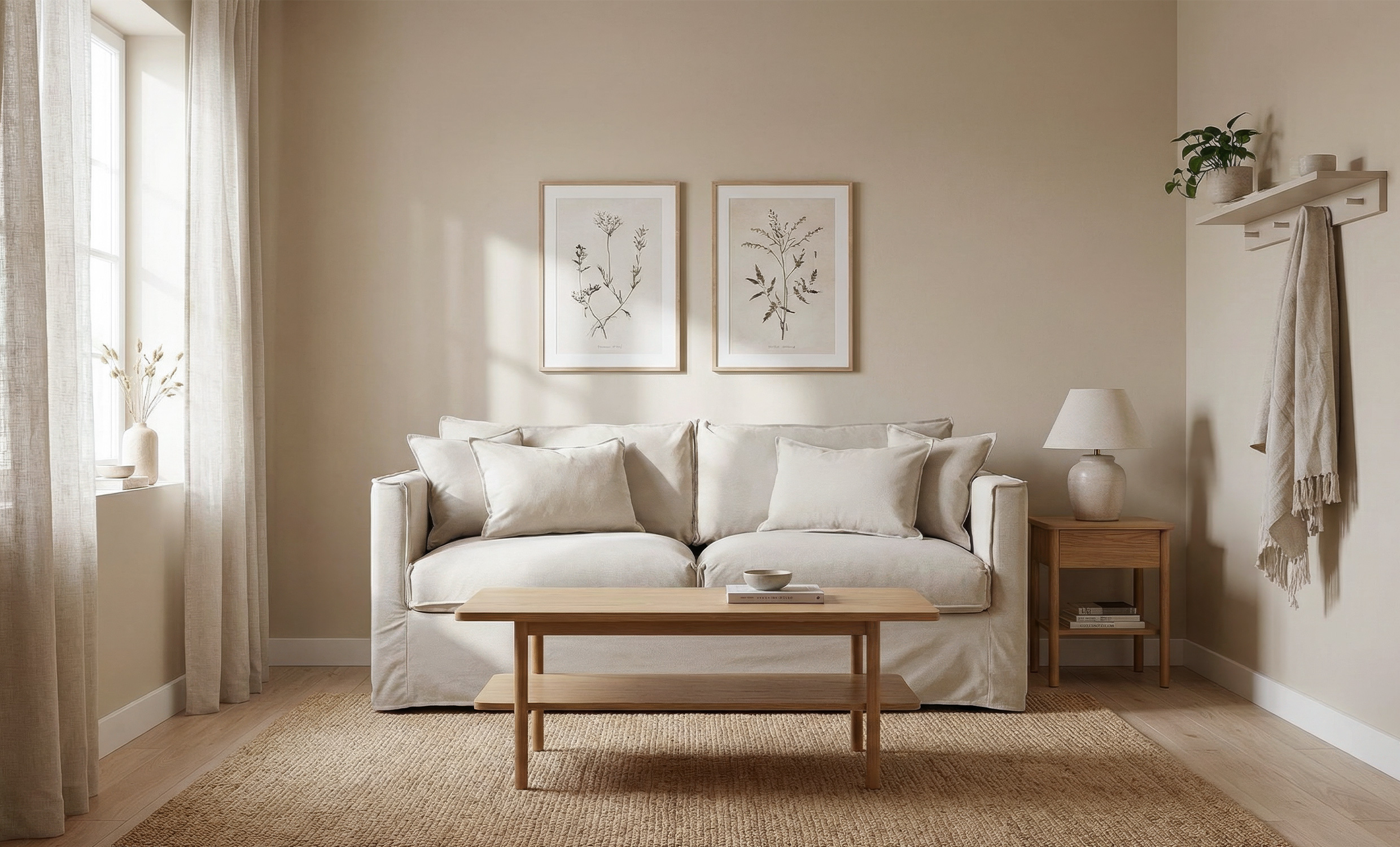 MILFORD LUX Bäddsoffa Beige från SoffaDirekt, bild 2