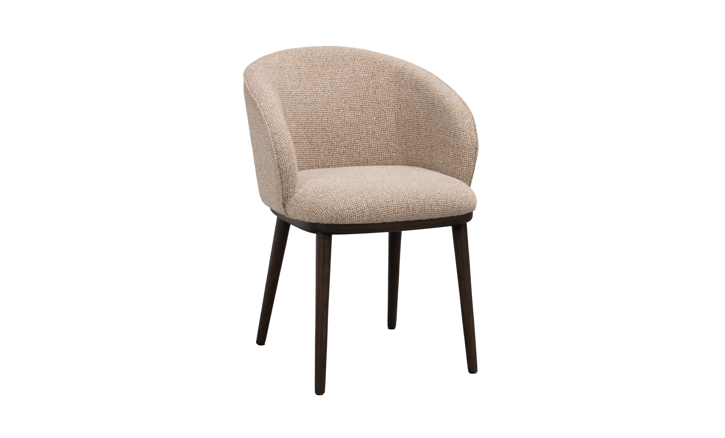 JUDSON Karmstol Brun Ek/Beige