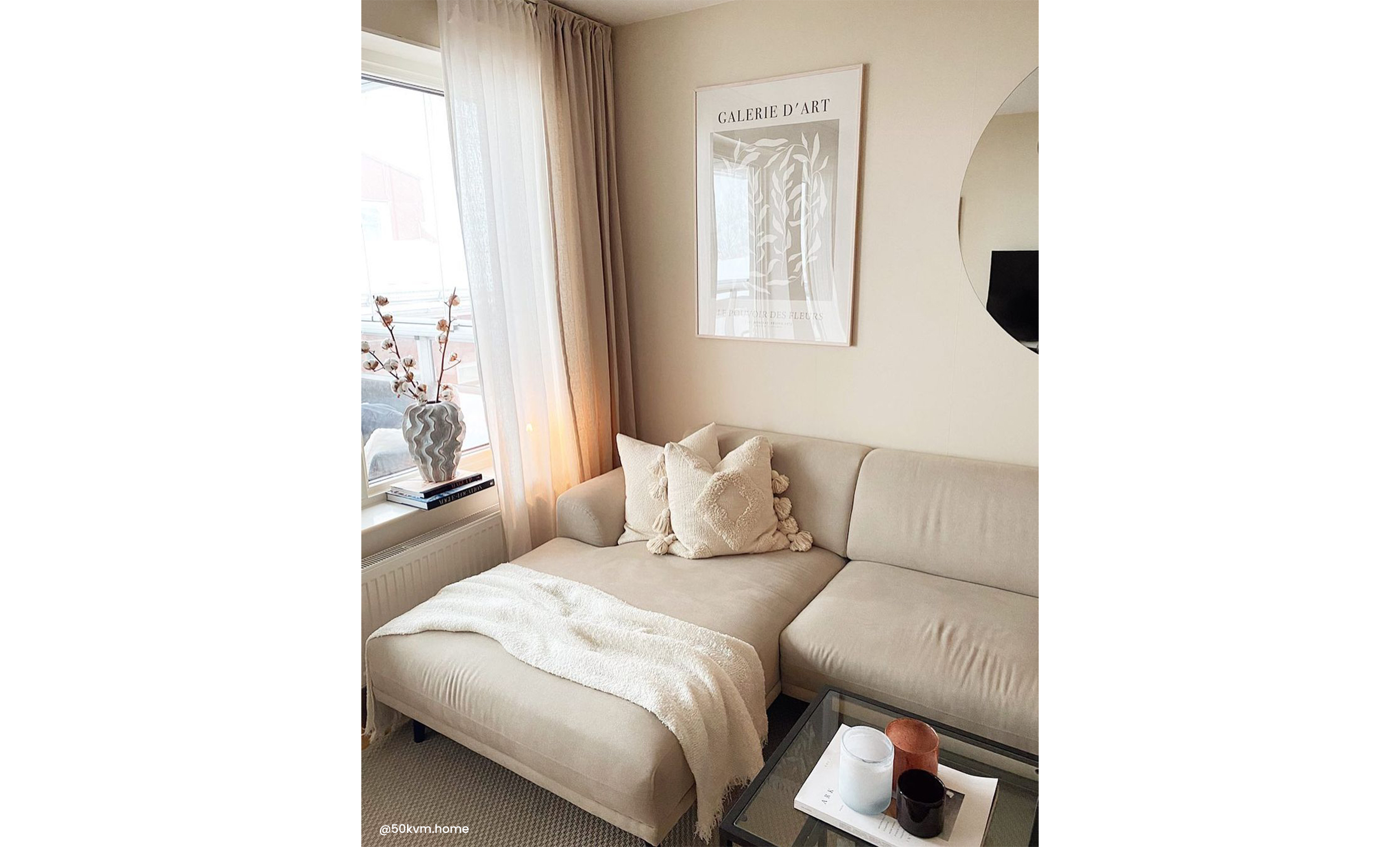 ANCONA Divan Vänster Beige från SoffaDirekt, bild 2